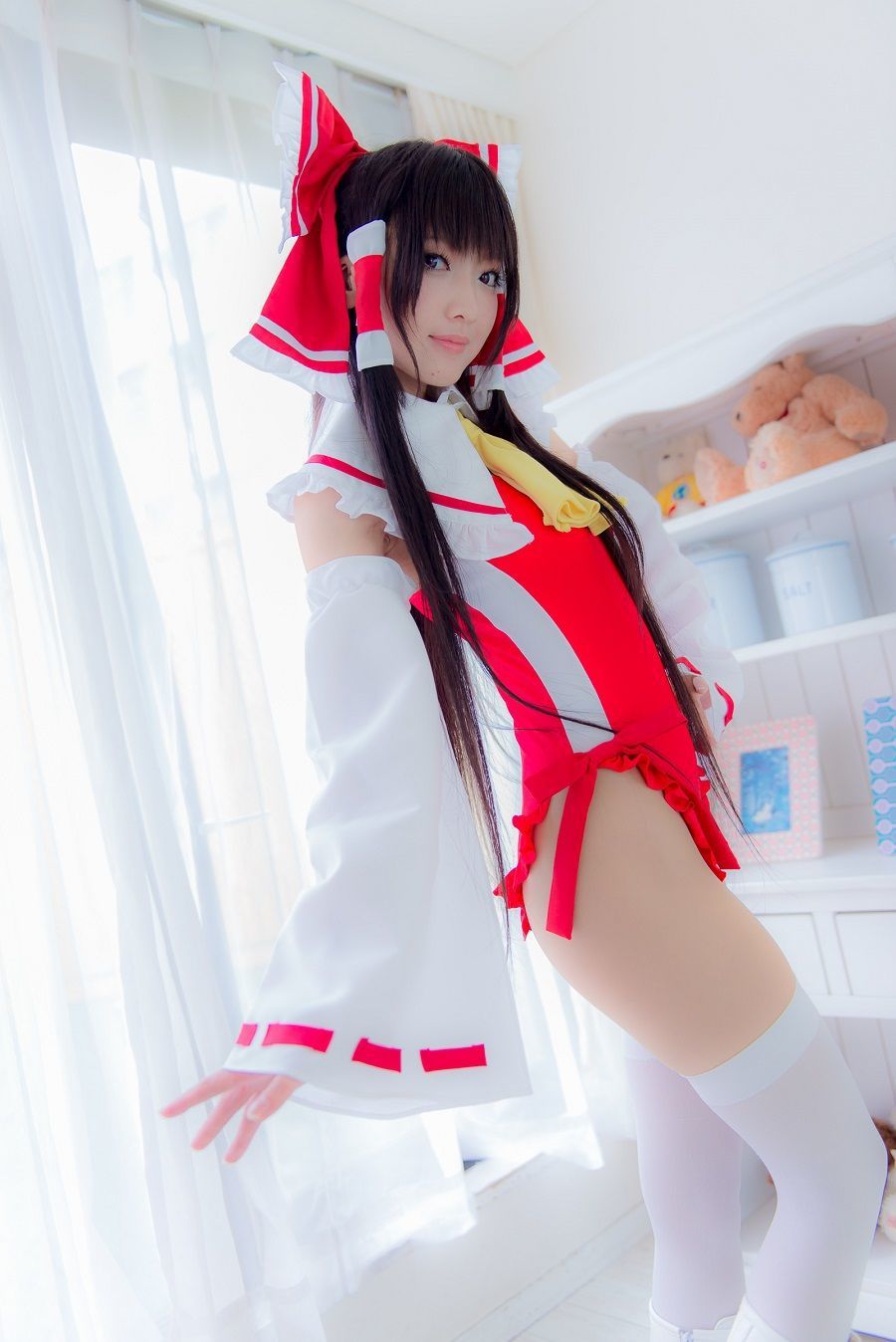 火将ロシエル 《Touhou Project》Hakurei Reimu+Flandre Scarlet [猫耳メイド屋]