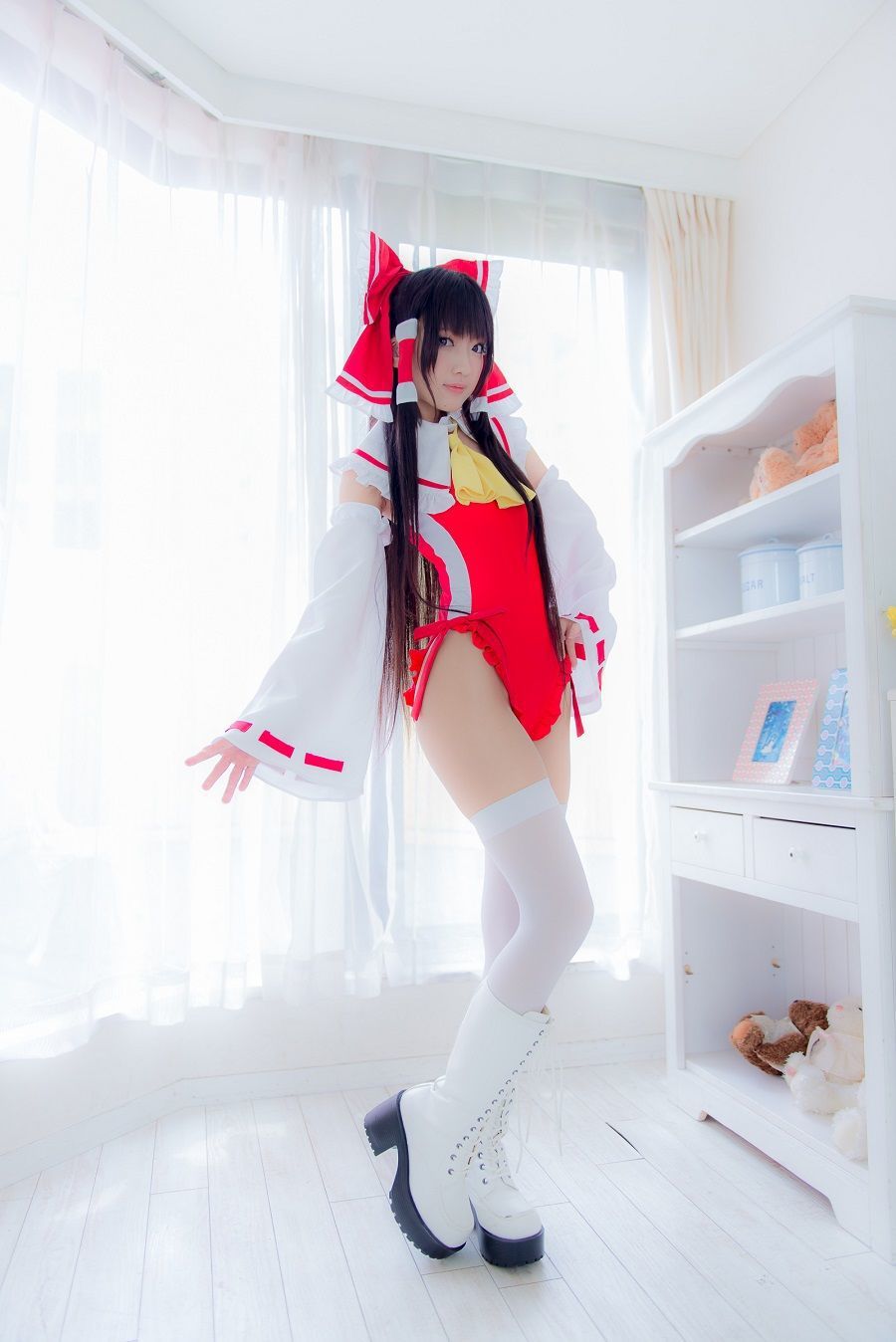 火将ロシエル 《Touhou Project》Hakurei Reimu+Flandre Scarlet [猫耳メイド屋]