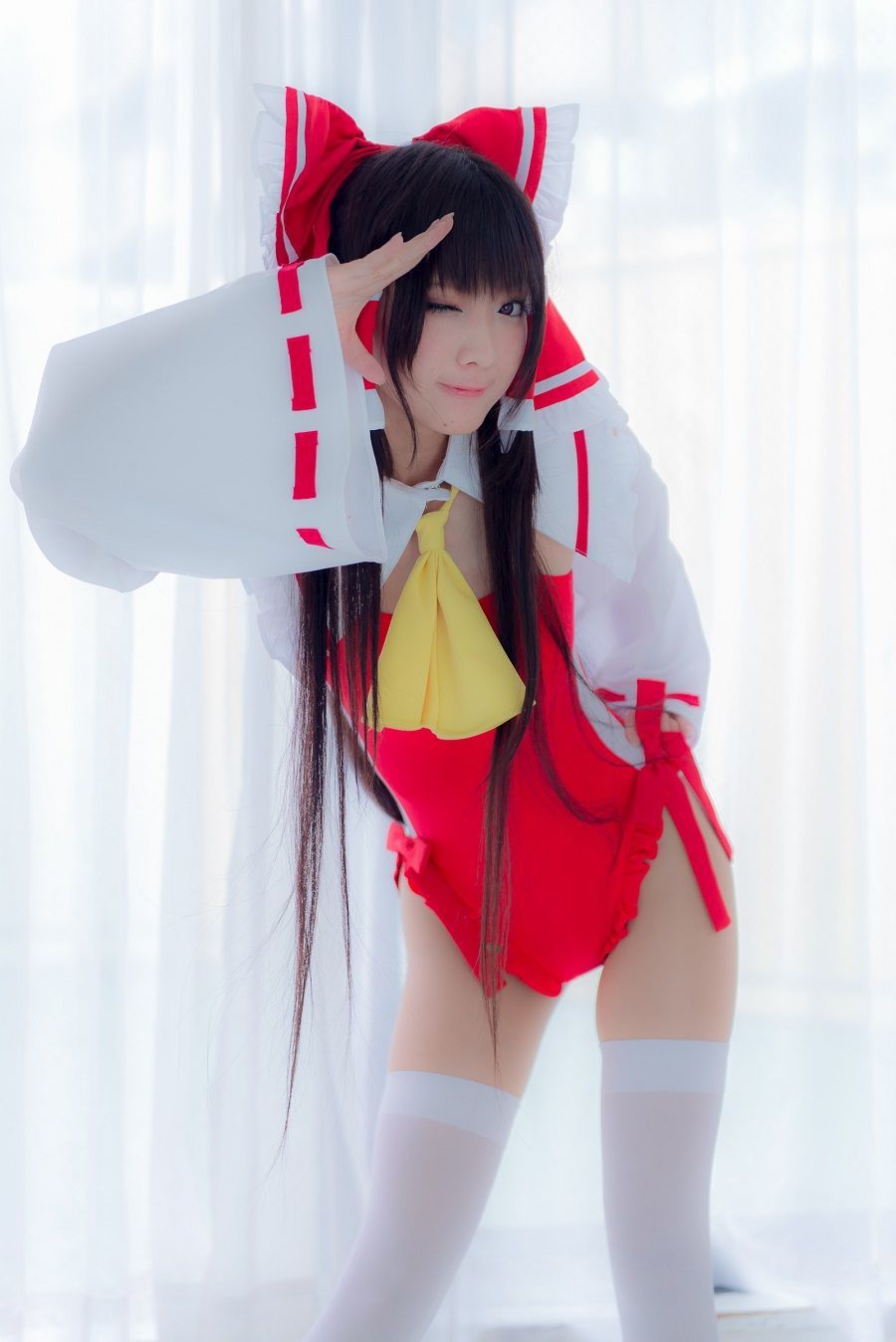 火将ロシエル 《Touhou Project》Hakurei Reimu+Flandre Scarlet [猫耳メイド屋]
