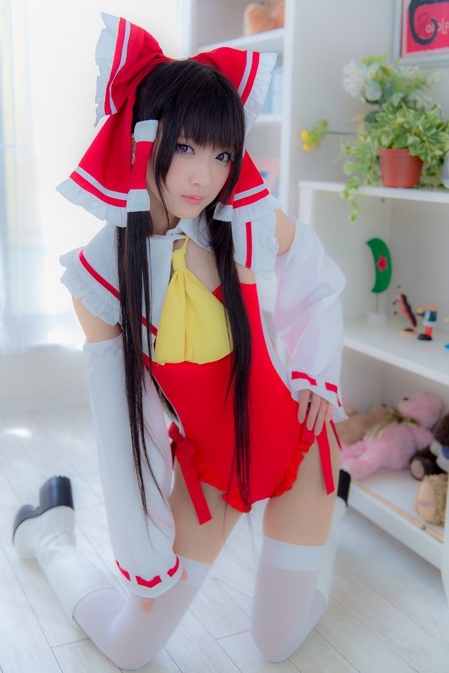 火将ロシエル 《Touhou Project》Hakurei Reimu+Flandre Scarlet [猫耳メイド屋]