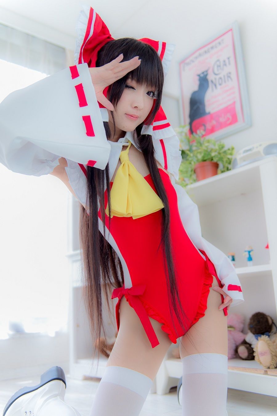 火将ロシエル 《Touhou Project》Hakurei Reimu+Flandre Scarlet [猫耳メイド屋]