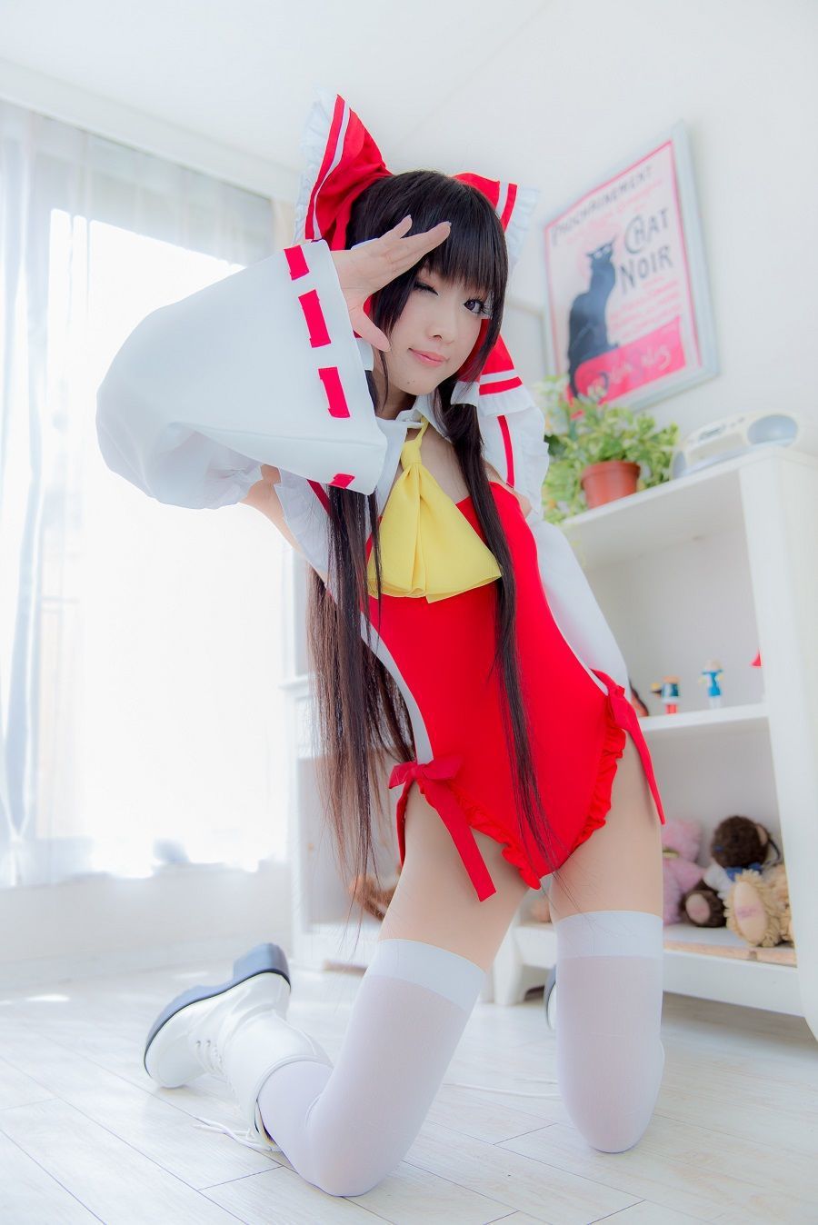 火将ロシエル 《Touhou Project》Hakurei Reimu+Flandre Scarlet [猫耳メイド屋]