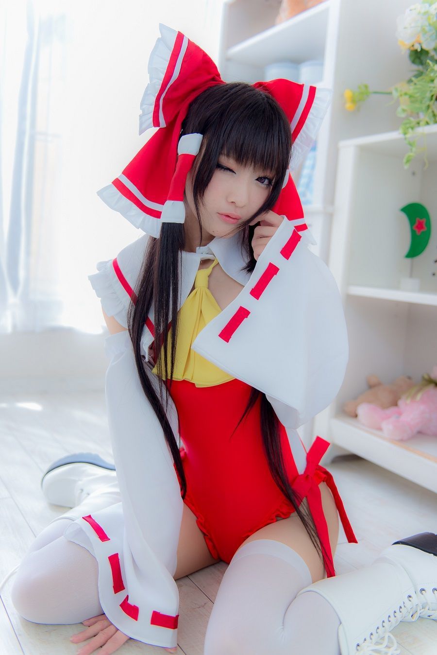 火将ロシエル 《Touhou Project》Hakurei Reimu+Flandre Scarlet [猫耳メイド屋]