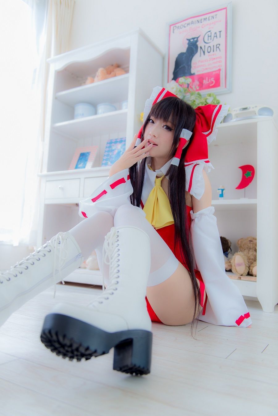 火将ロシエル 《Touhou Project》Hakurei Reimu+Flandre Scarlet [猫耳メイド屋]