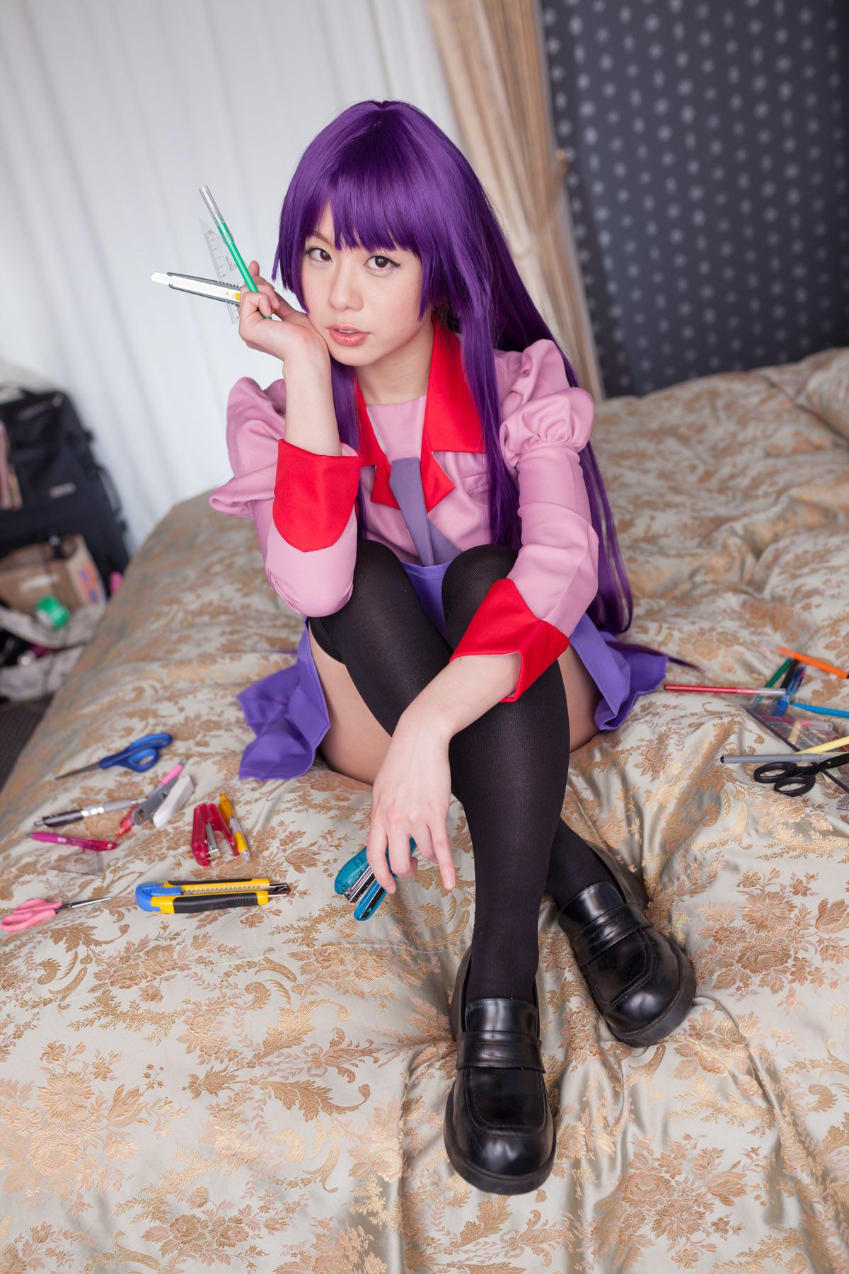 相沢恋 (Aizawa Ren) 《Bakemonogatari(化物語)》Senjougahara Hitagi [@factory]