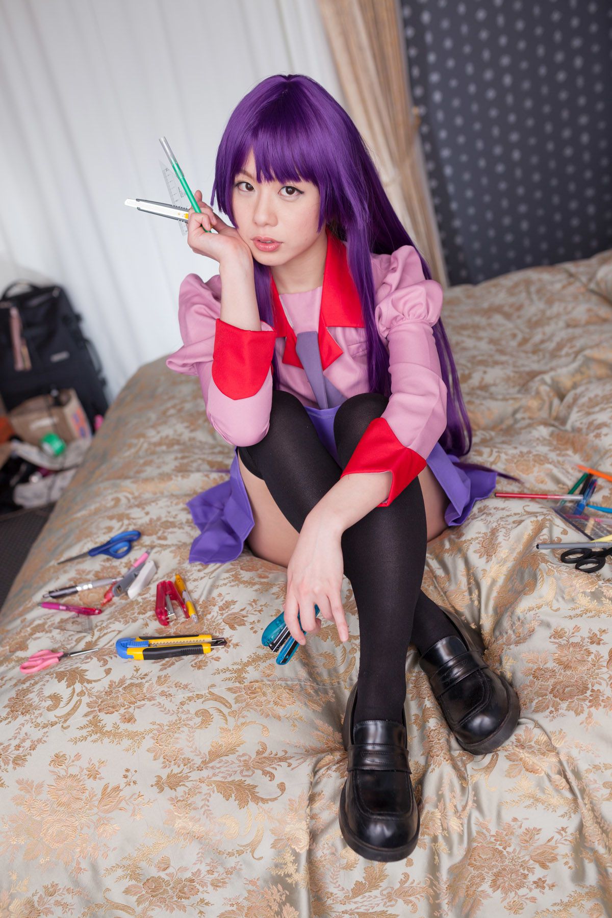 相沢恋 (Aizawa Ren) 《Bakemonogatari(化物語)》Senjougahara Hitagi [@factory]