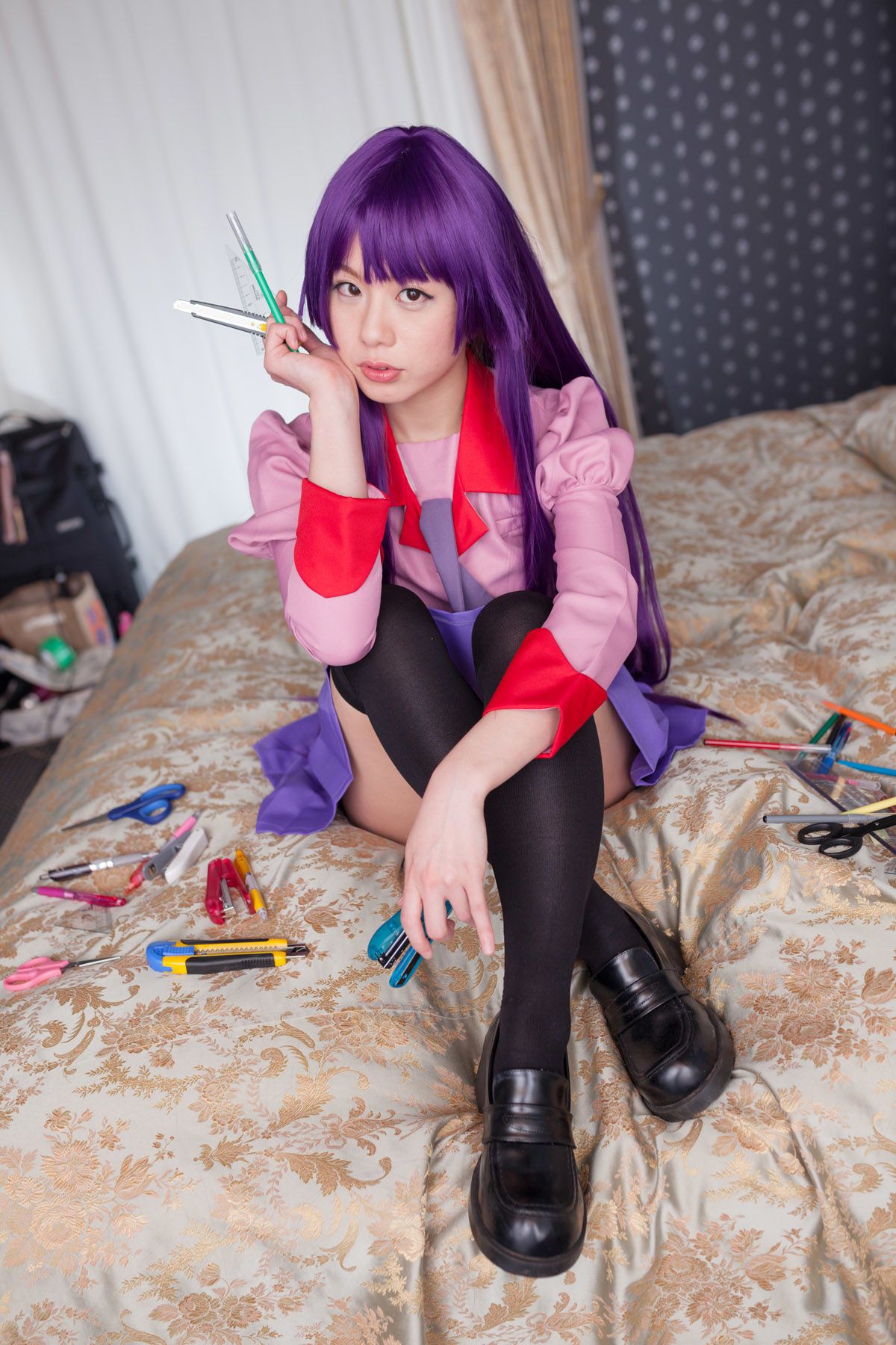 相沢恋 (Aizawa Ren) 《Bakemonogatari(化物語)》Senjougahara Hitagi [@factory]