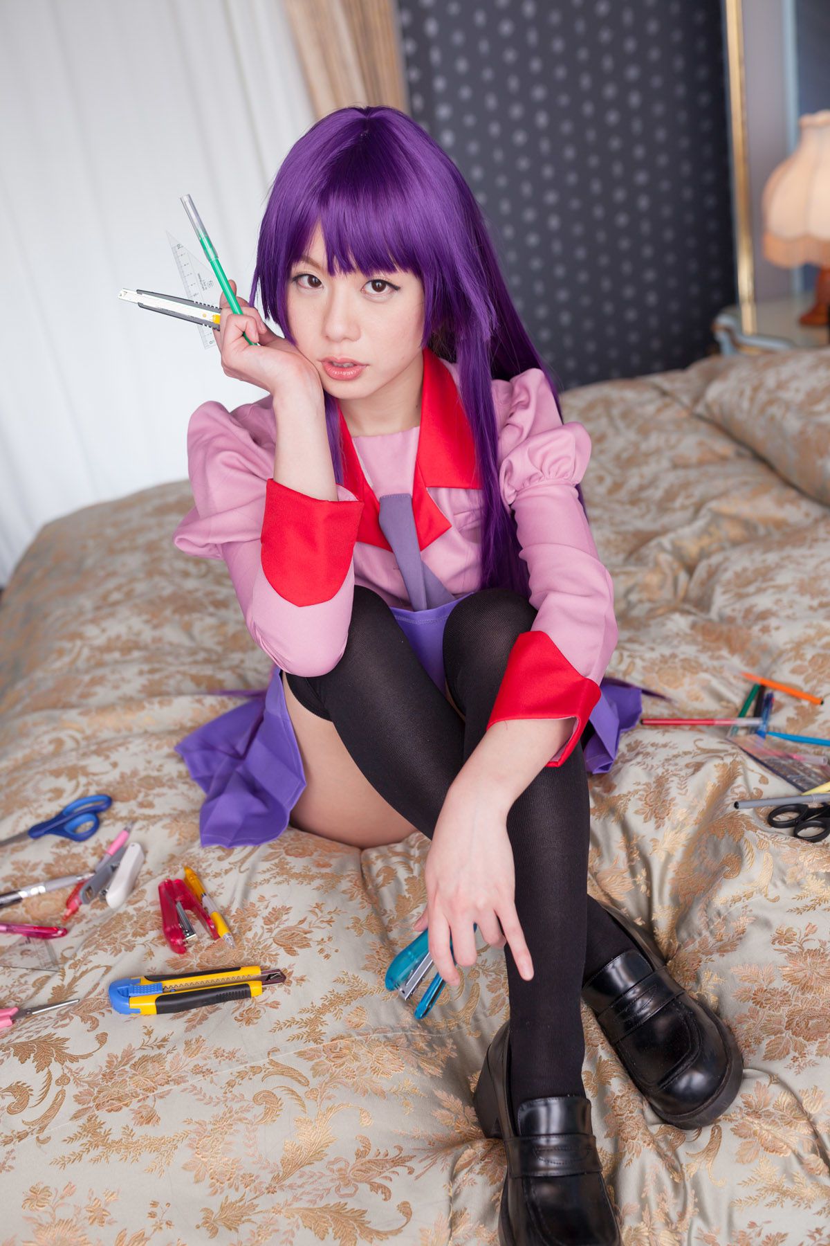 相沢恋 (Aizawa Ren) 《Bakemonogatari(化物語)》Senjougahara Hitagi [@factory]