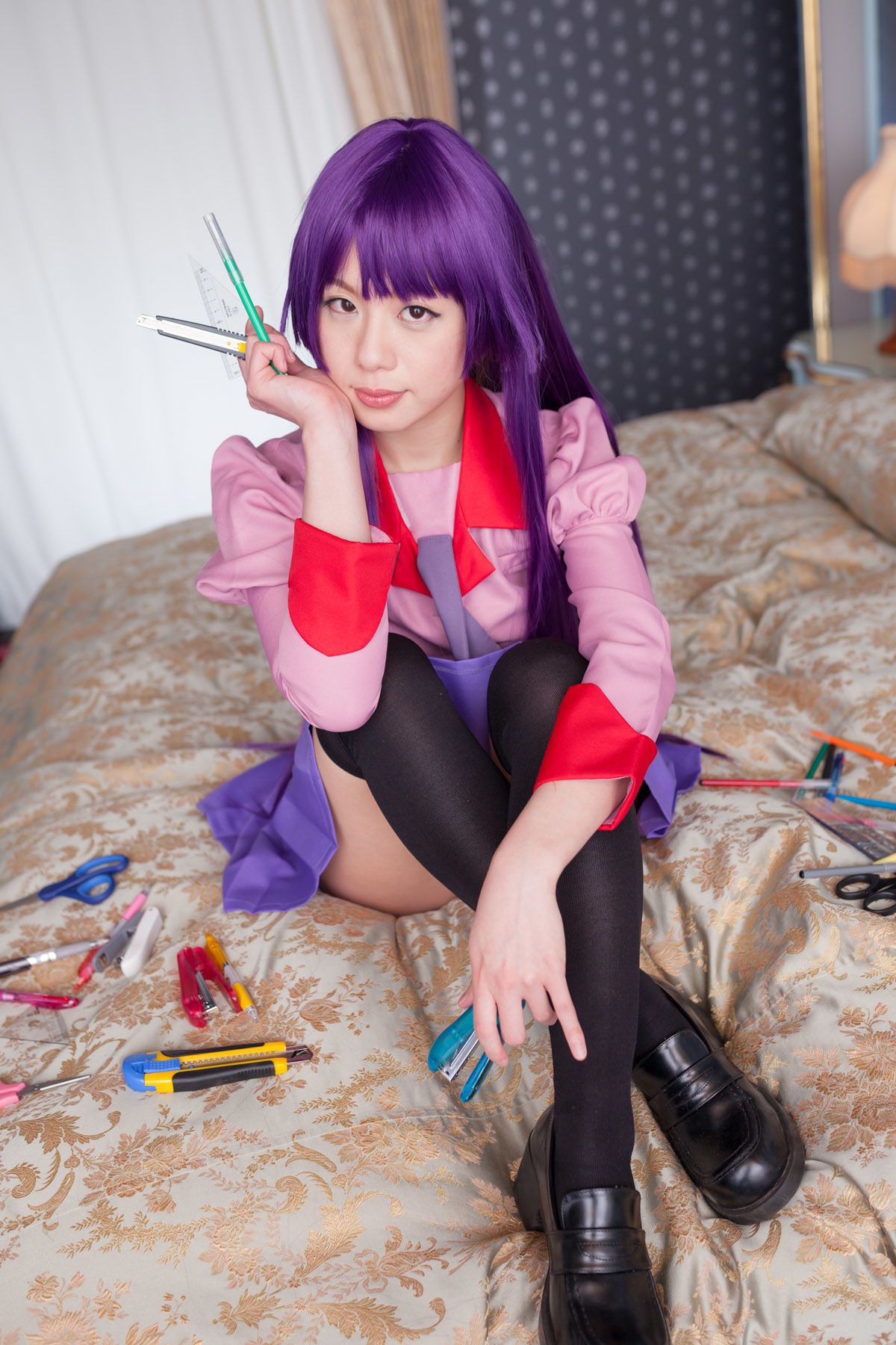 相沢恋 (Aizawa Ren) 《Bakemonogatari(化物語)》Senjougahara Hitagi [@factory]
