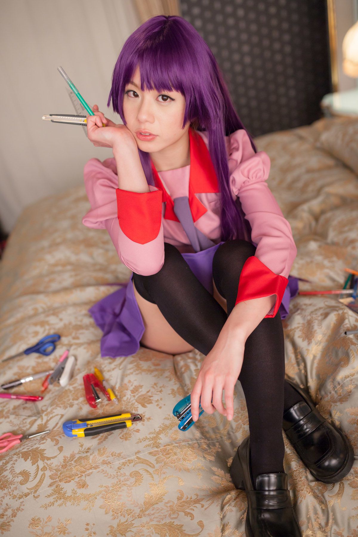 相沢恋 (Aizawa Ren) 《Bakemonogatari(化物語)》Senjougahara Hitagi [@factory]