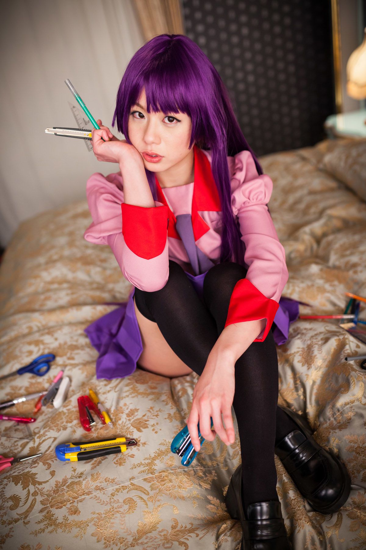 相沢恋 (Aizawa Ren) 《Bakemonogatari(化物語)》Senjougahara Hitagi [@factory]