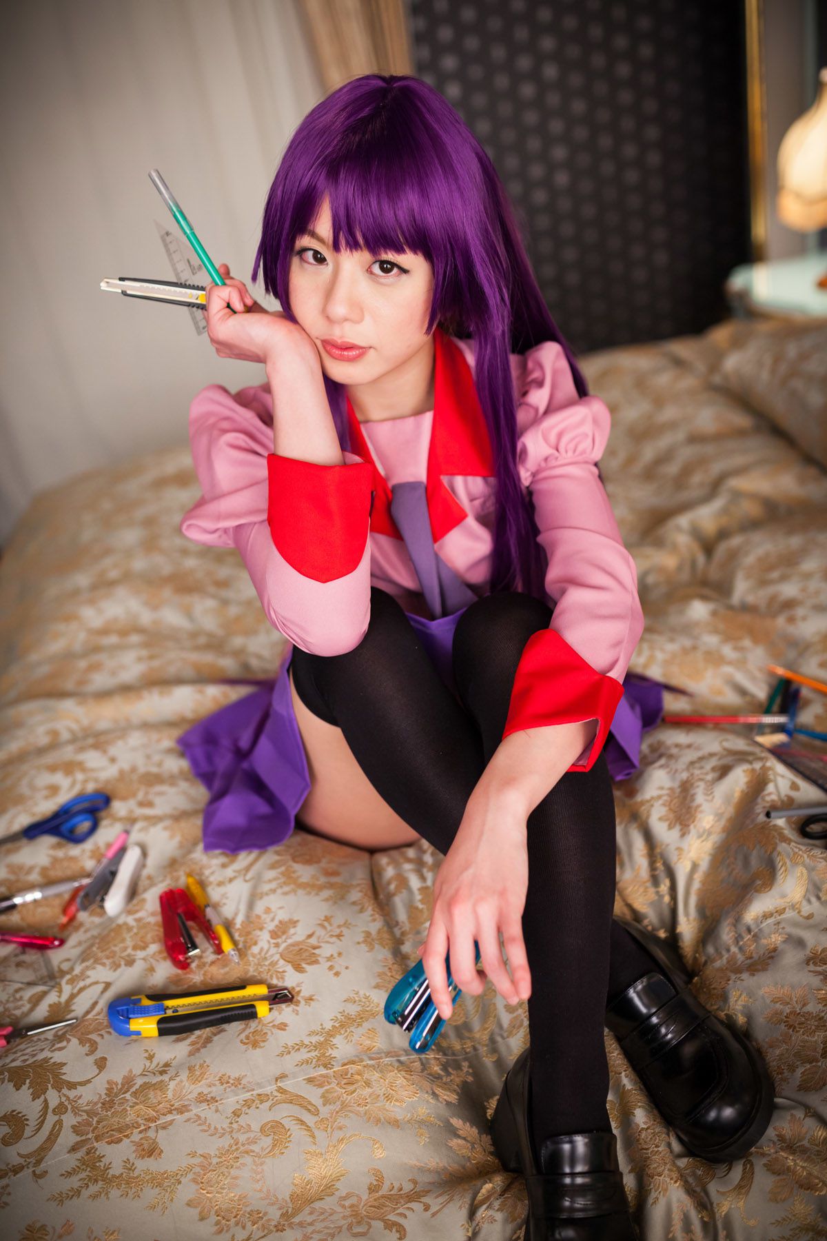 相沢恋 (Aizawa Ren) 《Bakemonogatari(化物語)》Senjougahara Hitagi [@factory]
