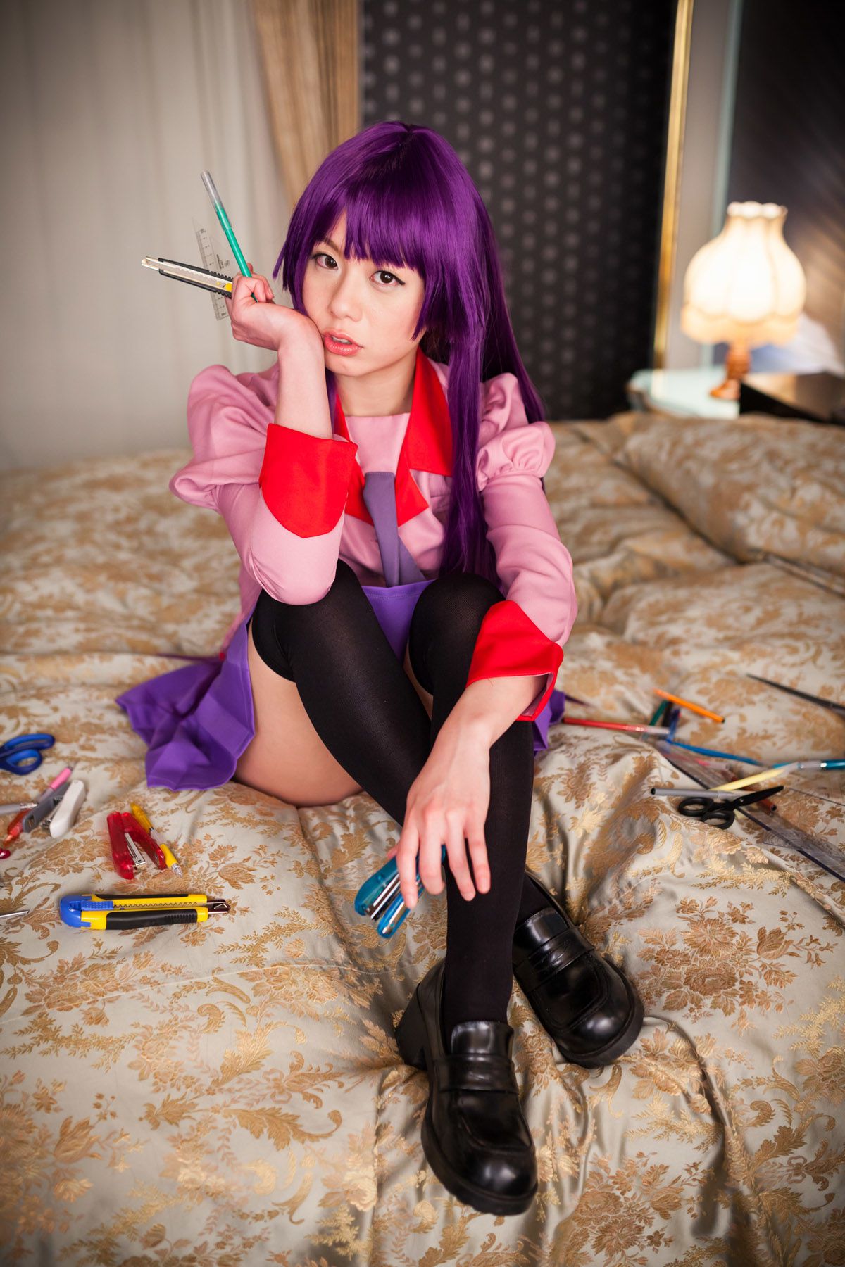 相沢恋 (Aizawa Ren) 《Bakemonogatari(化物語)》Senjougahara Hitagi [@factory]