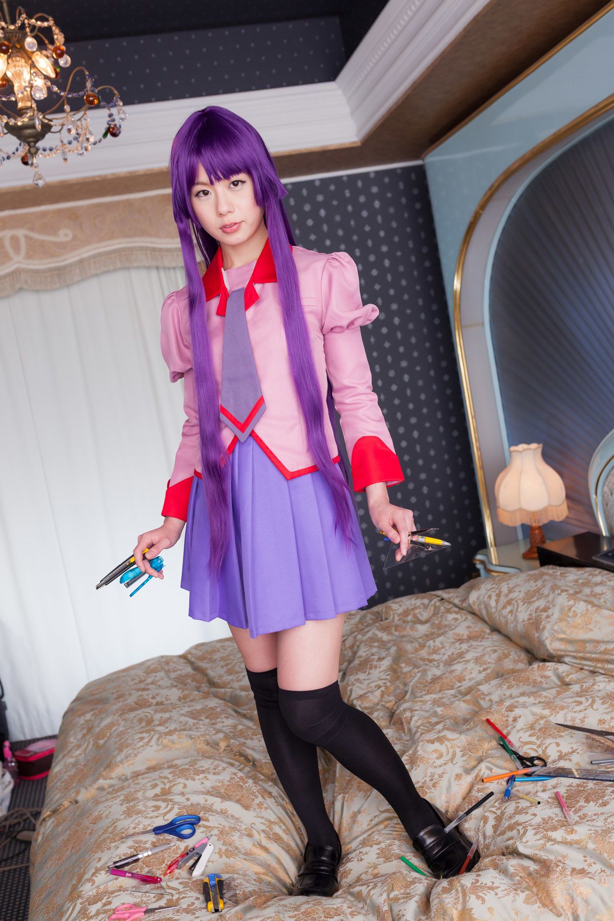 相沢恋 (Aizawa Ren) 《Bakemonogatari(化物語)》Senjougahara Hitagi [@factory]