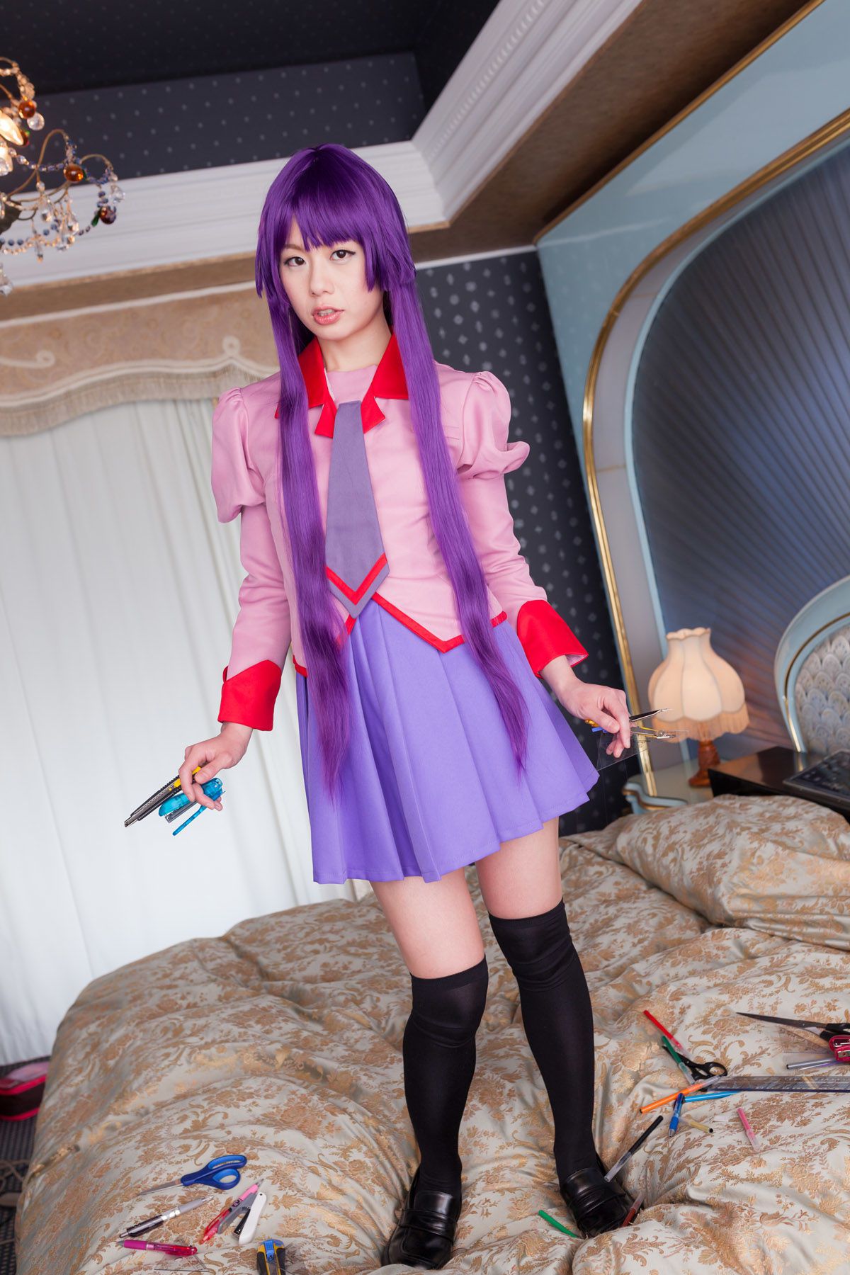 相沢恋 (Aizawa Ren) 《Bakemonogatari(化物語)》Senjougahara Hitagi [@factory]