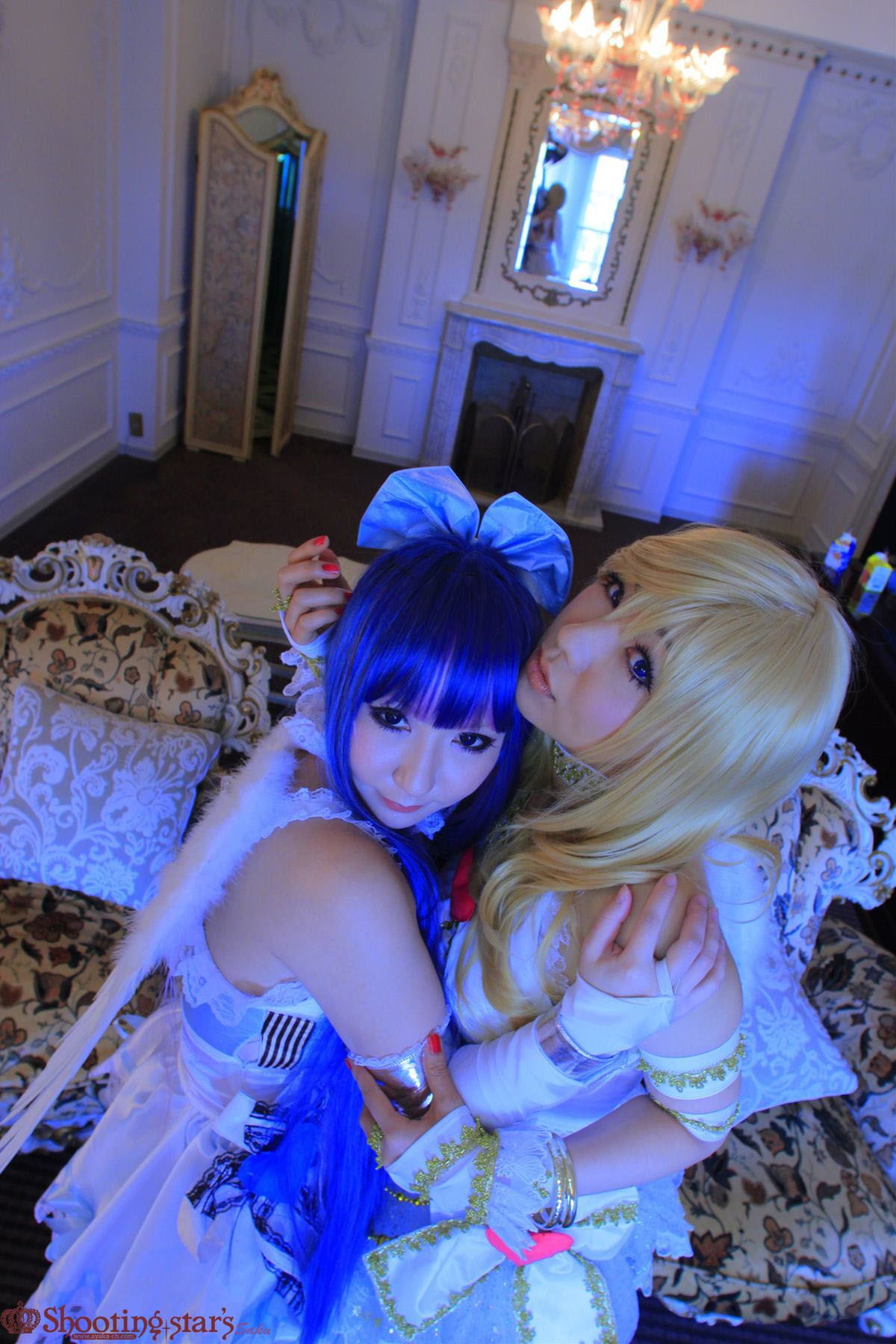 绫香サク (Saku サク Saku Ayaka) &Hanamura Saki(花邑沙希)《Panty & Stocking with Garterbelt》 [Shooting Star s]