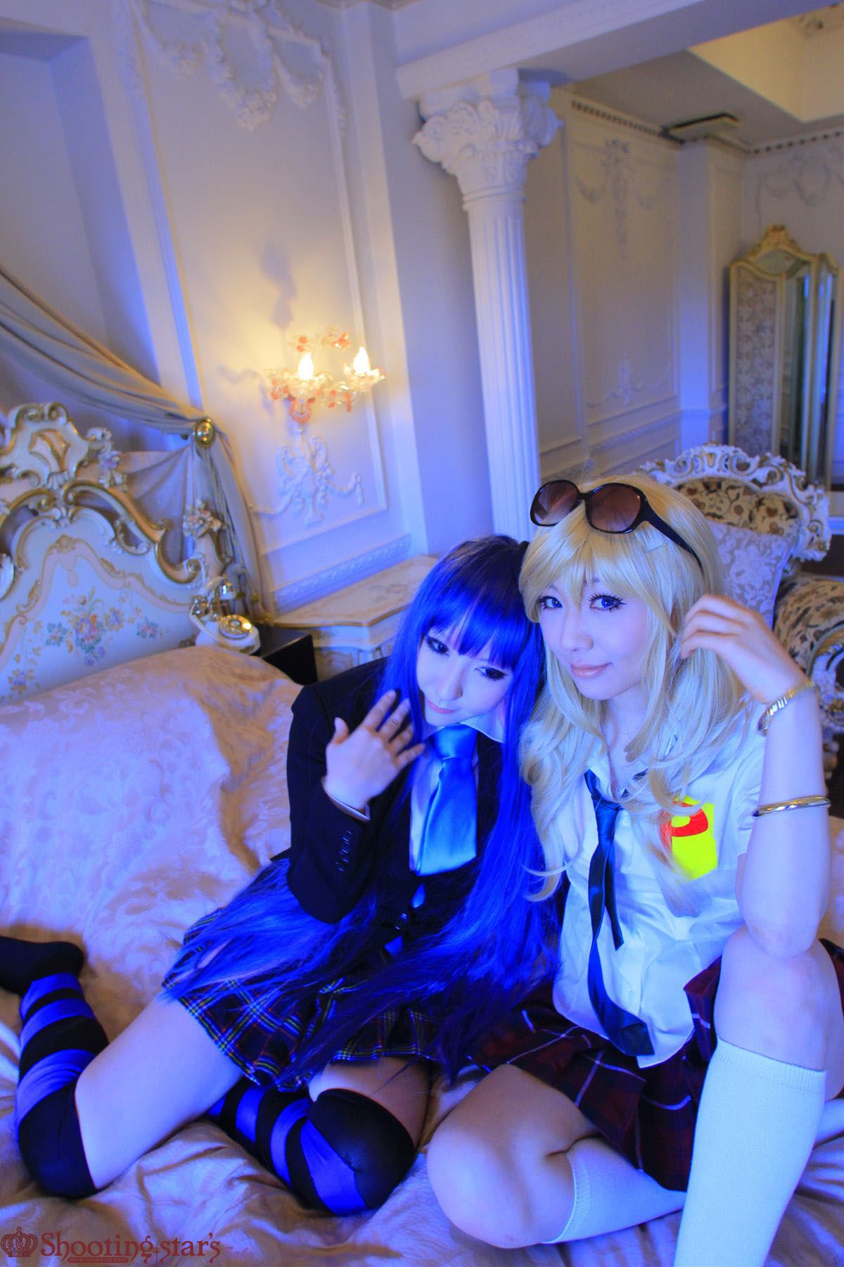 绫香サク (Saku サク Saku Ayaka) &Hanamura Saki(花邑沙希)《Panty & Stocking with Garterbelt》 [Shooting Star s]