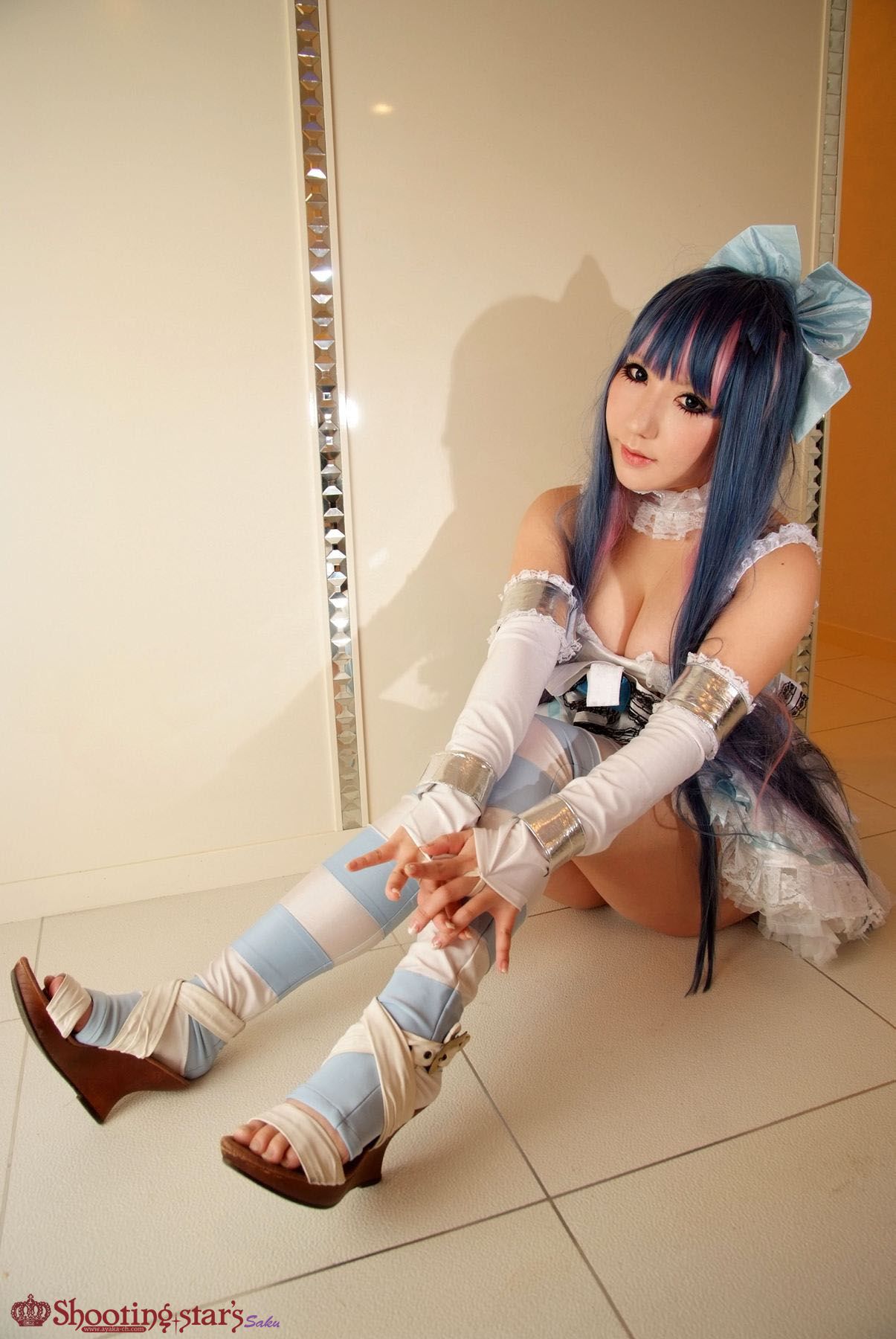 绫香サク (Saku サク Saku Ayaka) &Hanamura Saki(花邑沙希)《Panty & Stocking with Garterbelt》 [Shooting Star s]