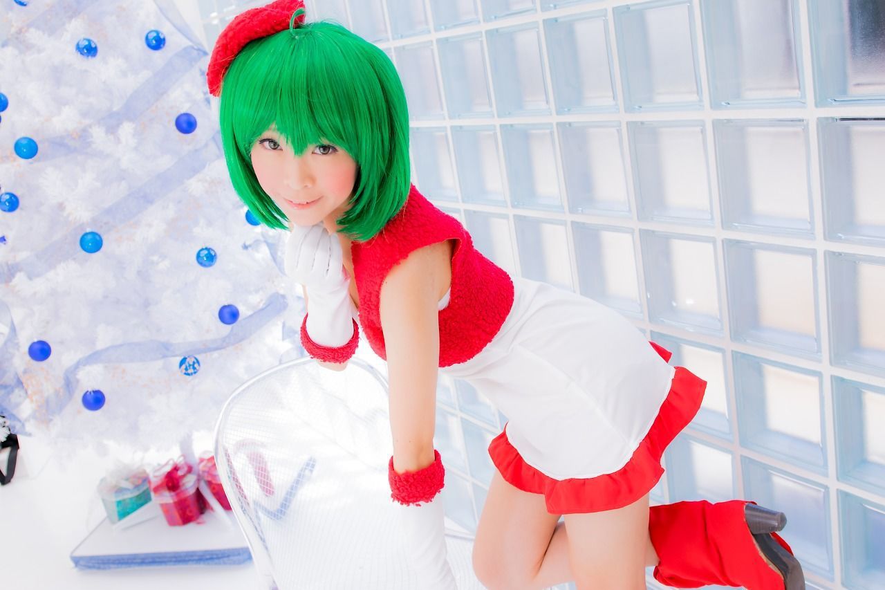 真白ゆき (Mashiro Yuki) コスプレ《Macros》Ranka Lee(Xmas ver.)