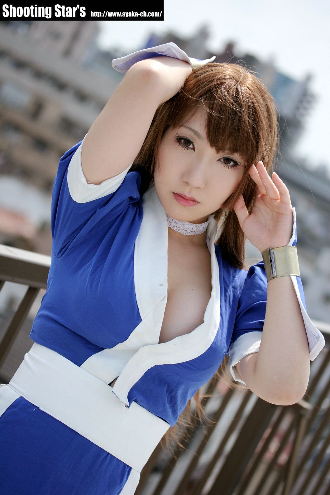 绫香サク (Saku サク Saku Ayaka) 《Dead Or Alive》-霞-Kasumi 蓝色