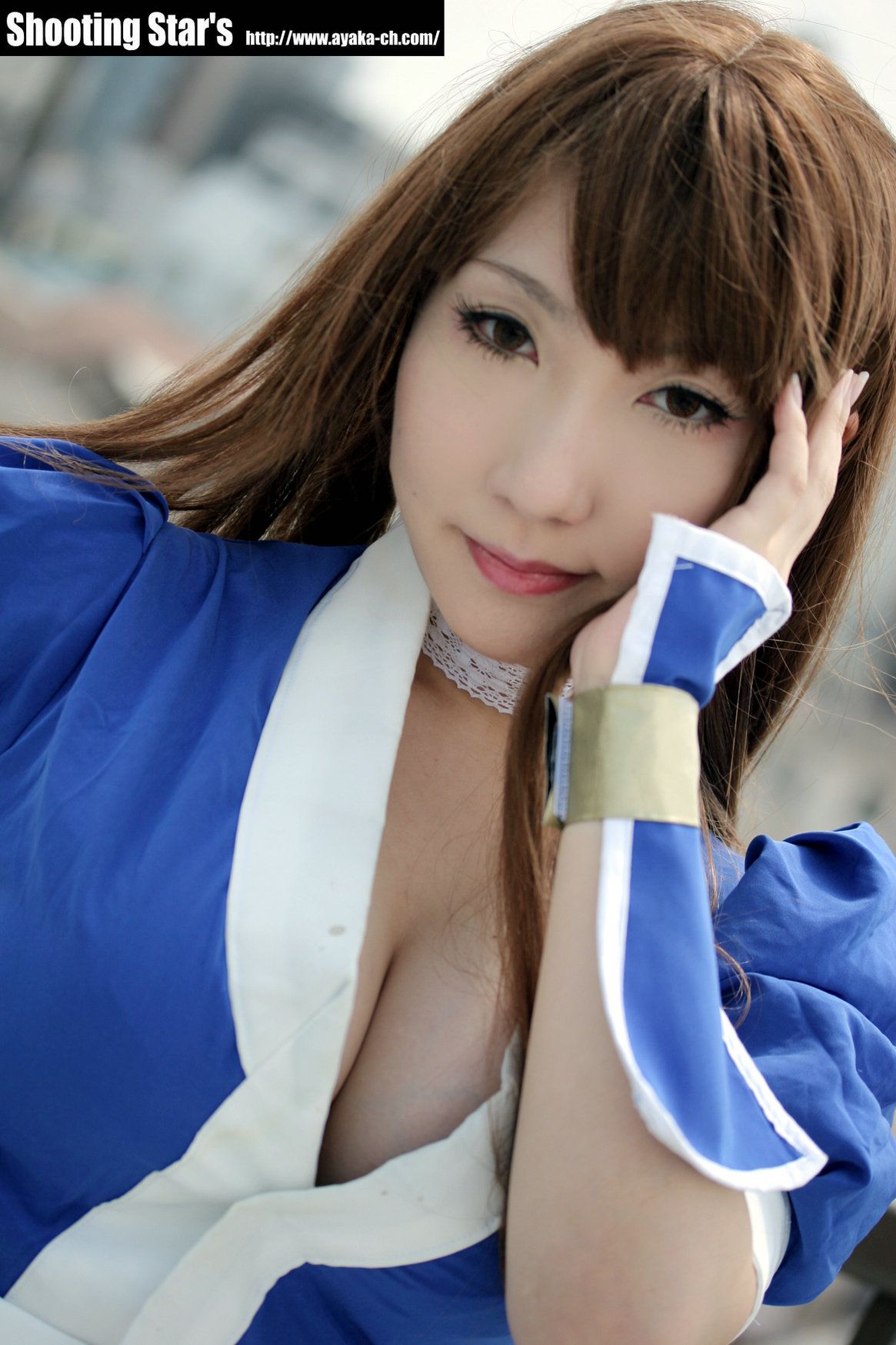 绫香サク (Saku サク Saku Ayaka) 《Dead Or Alive》-霞-Kasumi 蓝色