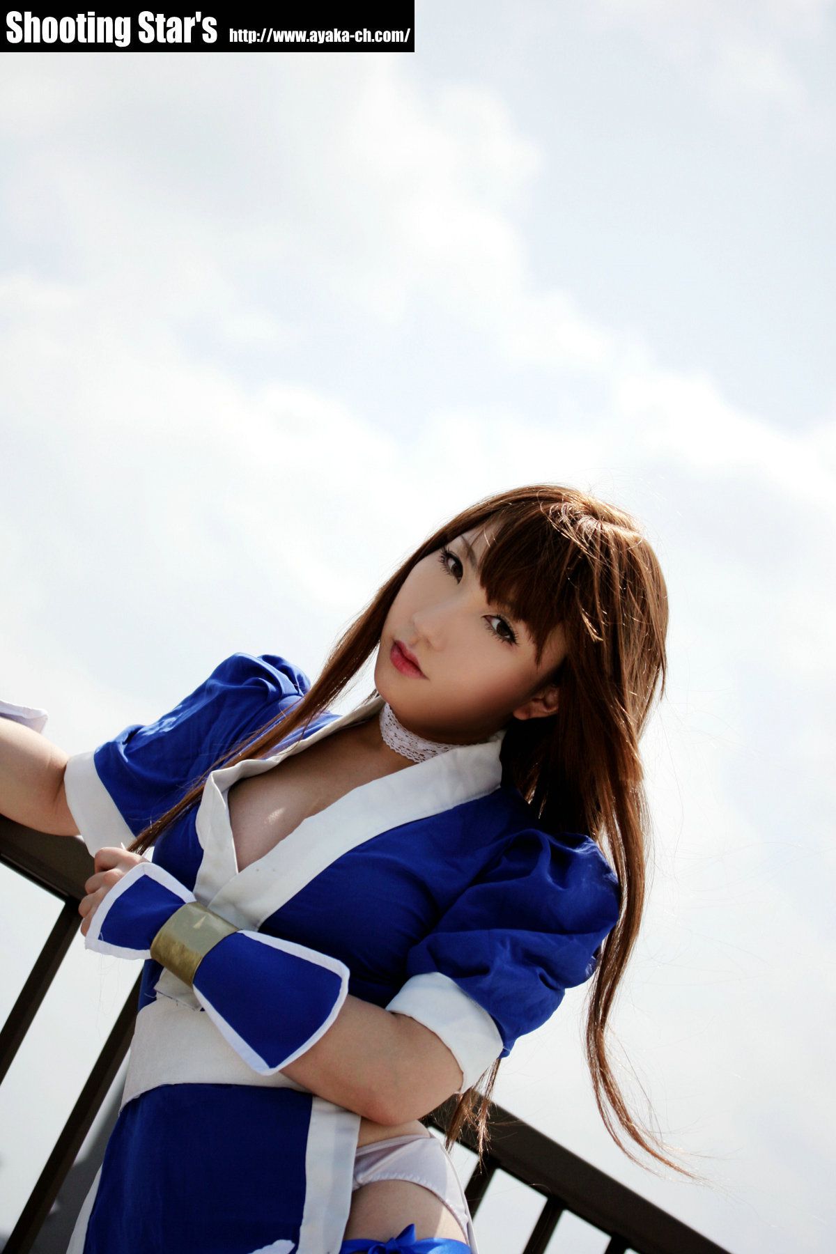 绫香サク (Saku サク Saku Ayaka) 《Dead Or Alive》-霞-Kasumi 蓝色