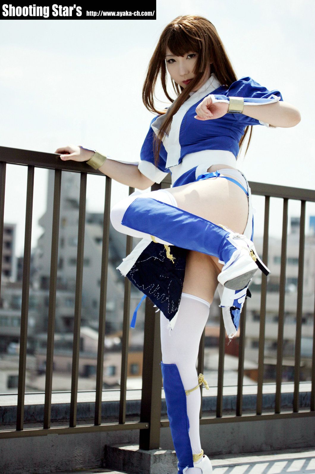 绫香サク (Saku サク Saku Ayaka) 《Dead Or Alive》-霞-Kasumi 蓝色