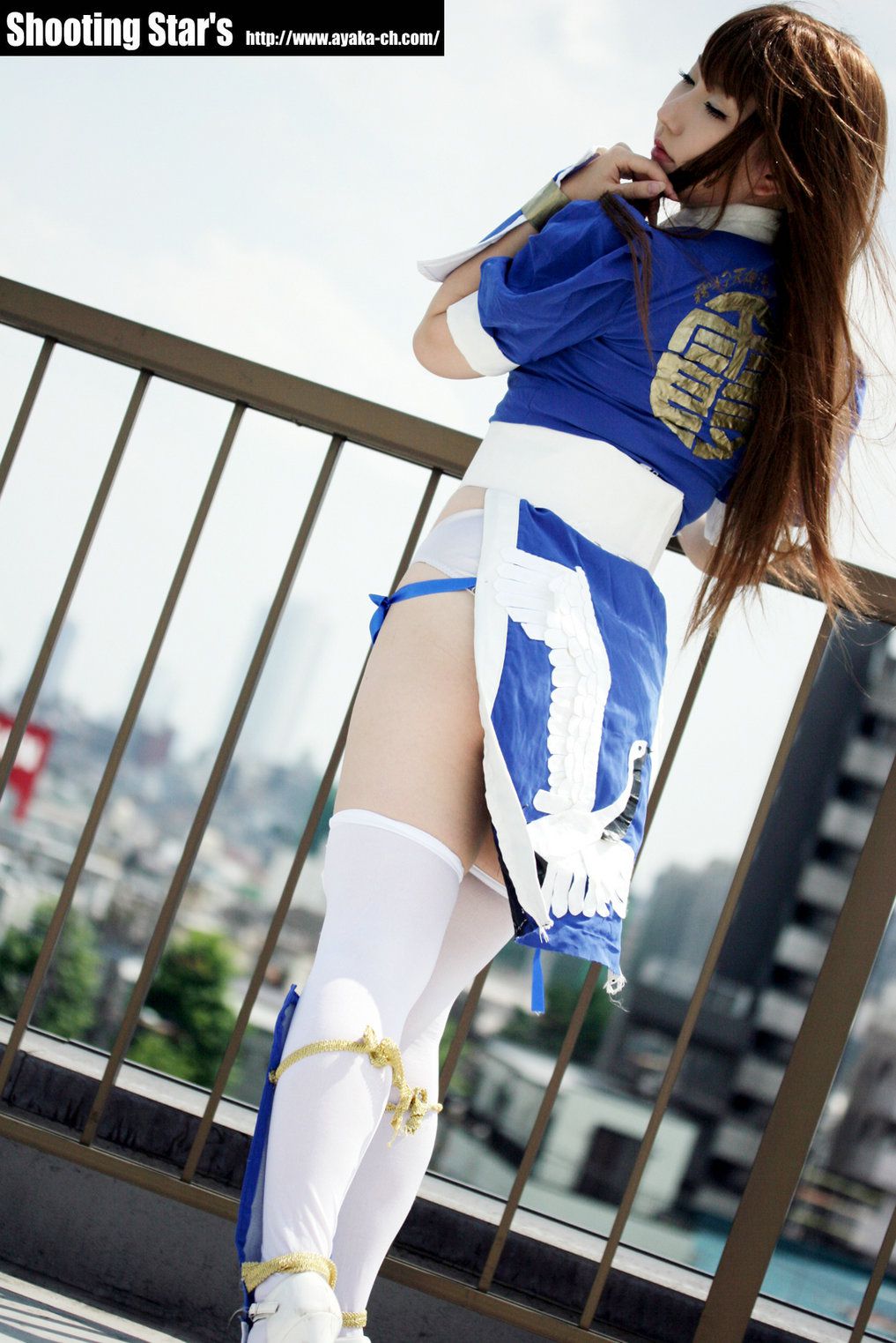 绫香サク (Saku サク Saku Ayaka) 《Dead Or Alive》-霞-Kasumi 蓝色