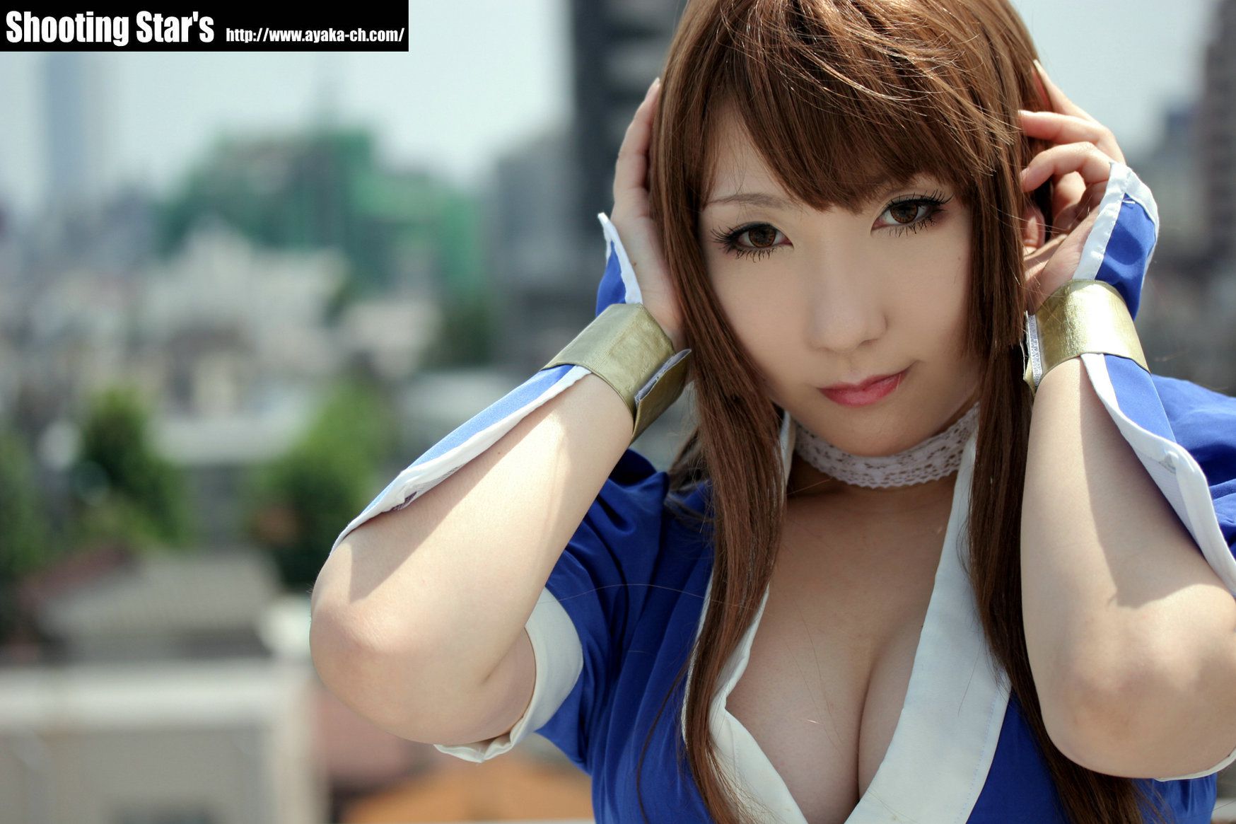 绫香サク (Saku サク Saku Ayaka) 《Dead Or Alive》-霞-Kasumi 蓝色