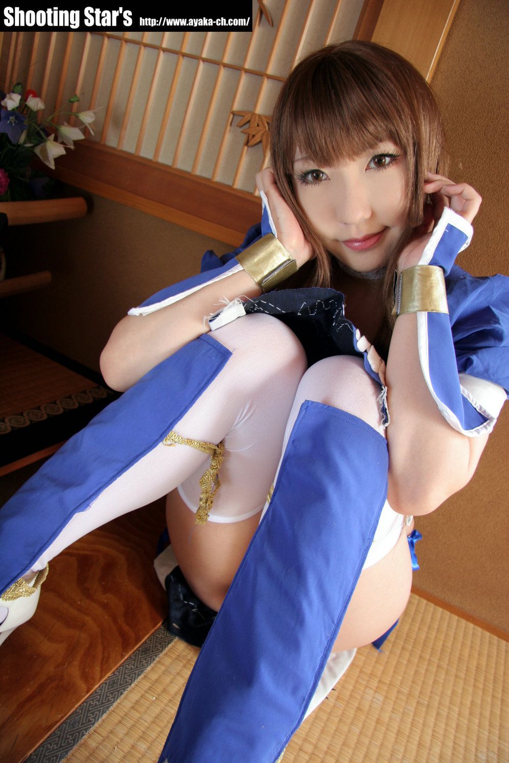 绫香サク (Saku サク Saku Ayaka) 《Dead Or Alive》-霞-Kasumi 蓝色