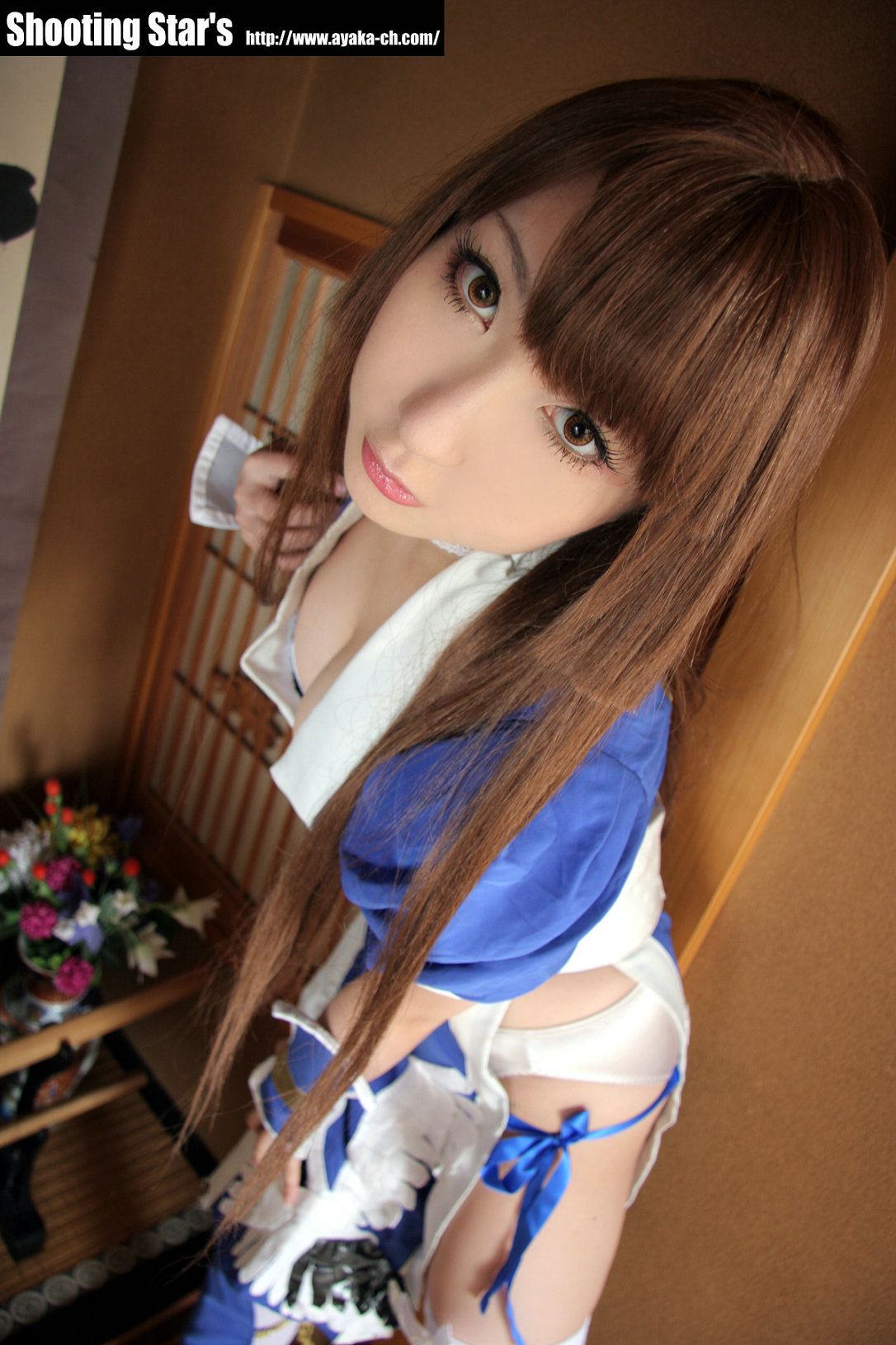 绫香サク (Saku サク Saku Ayaka) 《Dead Or Alive》-霞-Kasumi 蓝色