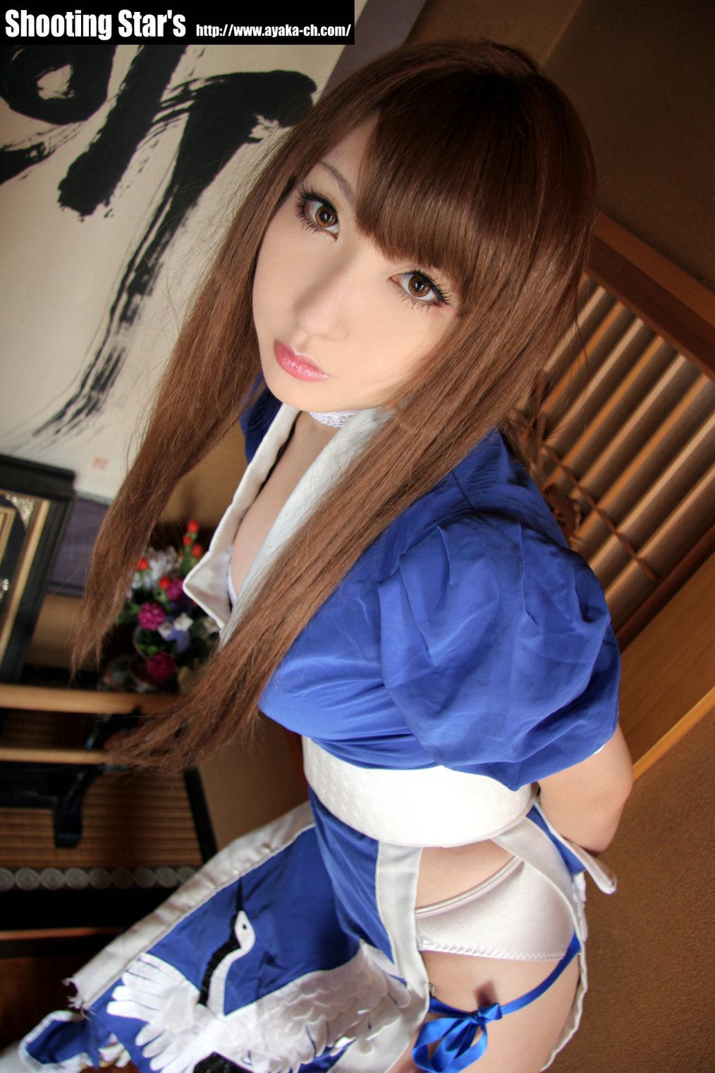绫香サク (Saku サク Saku Ayaka) 《Dead Or Alive》-霞-Kasumi 蓝色