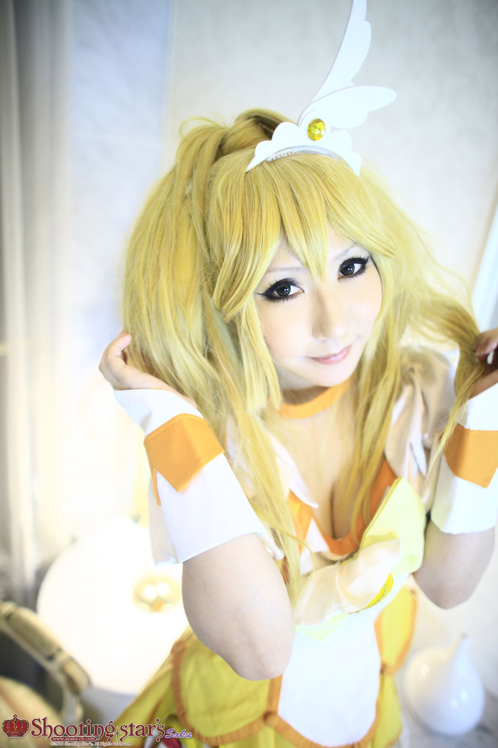 绫香サク (Saku サク Saku Ayaka) 《光之美少女》Cure Peace+Cure Beauty