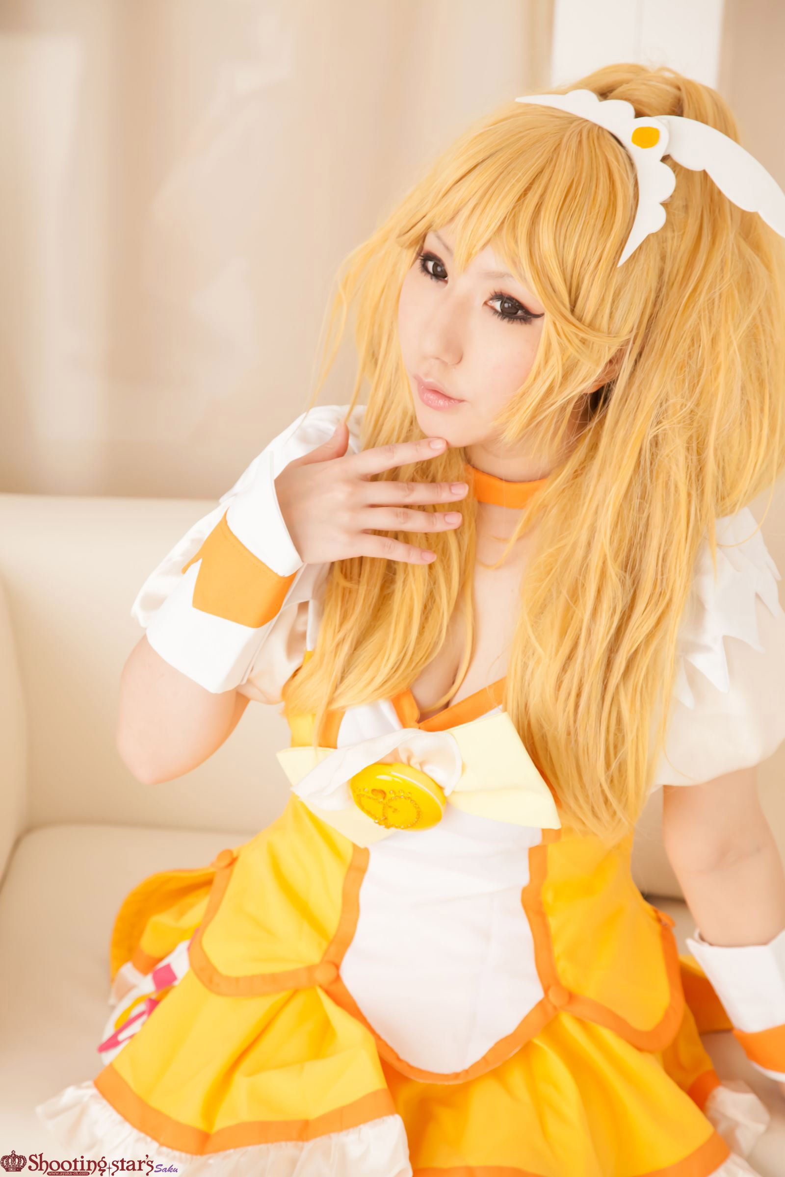 绫香サク (Saku サク Saku Ayaka) 《光之美少女》Cure Peace+Cure Beauty
