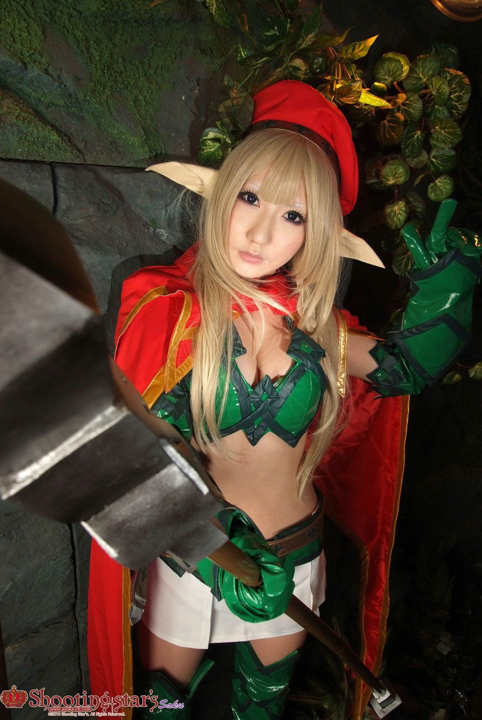 绫香サク (Saku サク Saku Ayaka) 《クイーンズブレイドQueen s Blade》アイリ & Alleyne