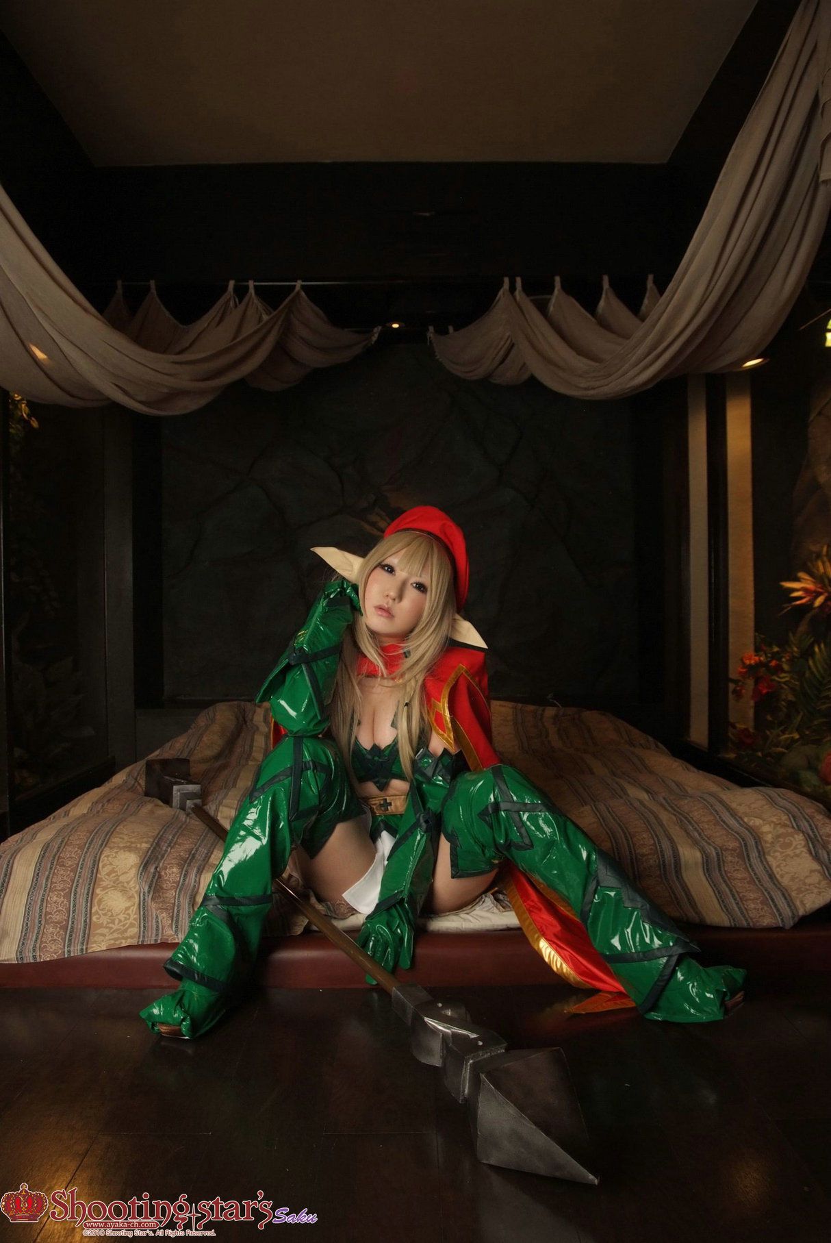绫香サク (Saku サク Saku Ayaka) 《クイーンズブレイドQueen s Blade》アイリ & Alleyne