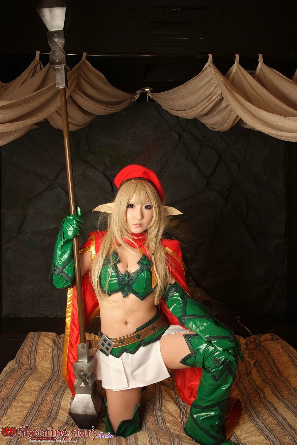 绫香サク (Saku サク Saku Ayaka) 《クイーンズブレイドQueen s Blade》アイリ & Alleyne