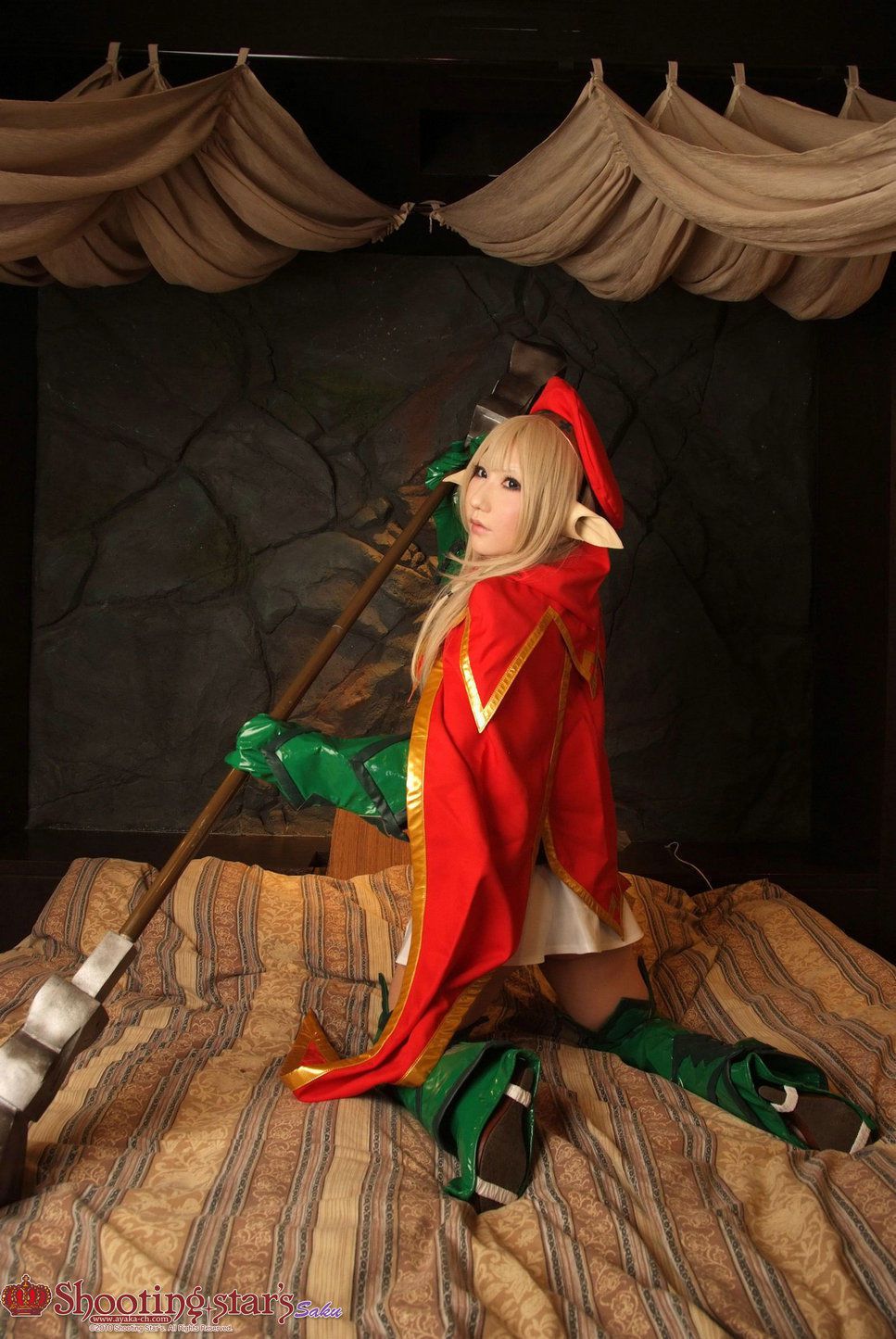 绫香サク (Saku サク Saku Ayaka) 《クイーンズブレイドQueen s Blade》アイリ & Alleyne