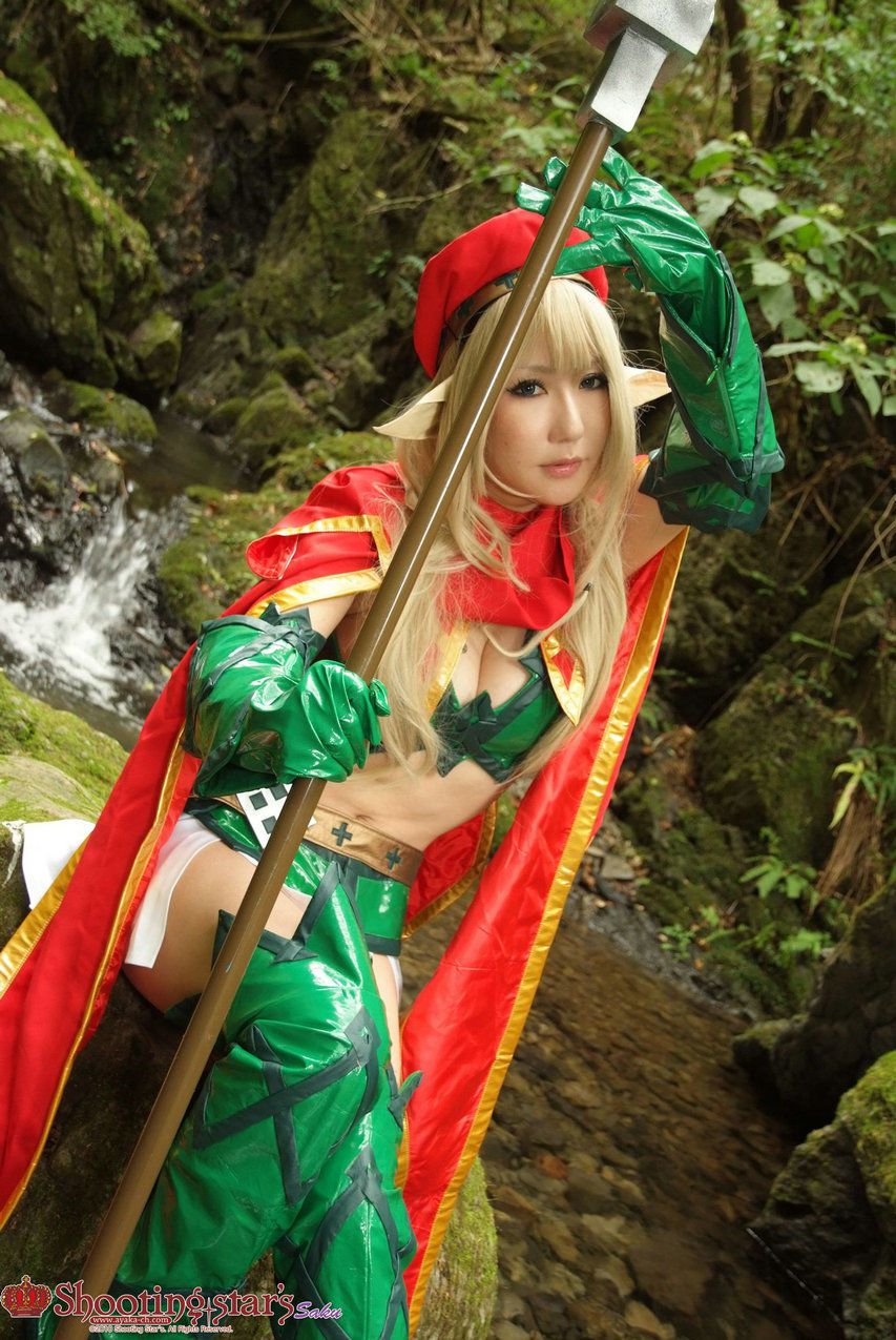 绫香サク (Saku サク Saku Ayaka) 《クイーンズブレイドQueen s Blade》アイリ & Alleyne