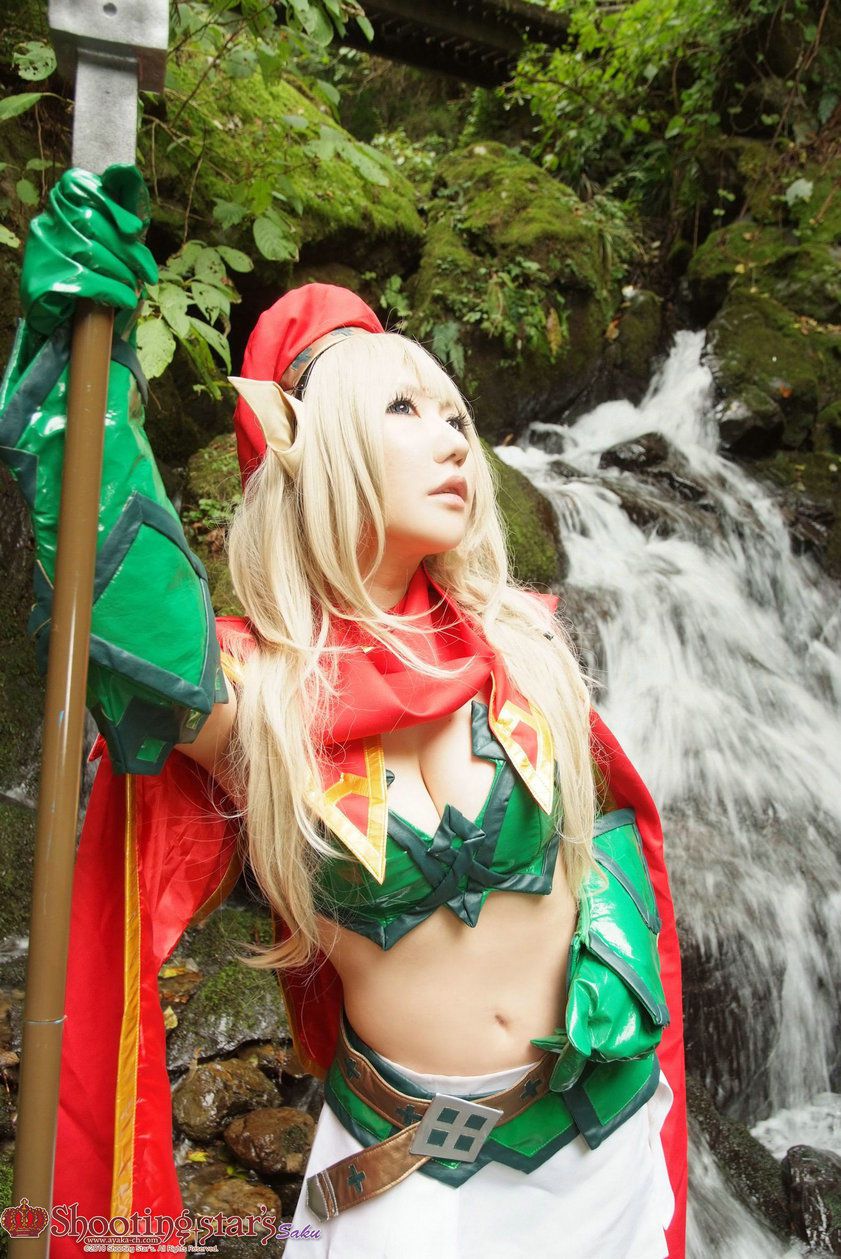 绫香サク (Saku サク Saku Ayaka) 《クイーンズブレイドQueen s Blade》アイリ & Alleyne