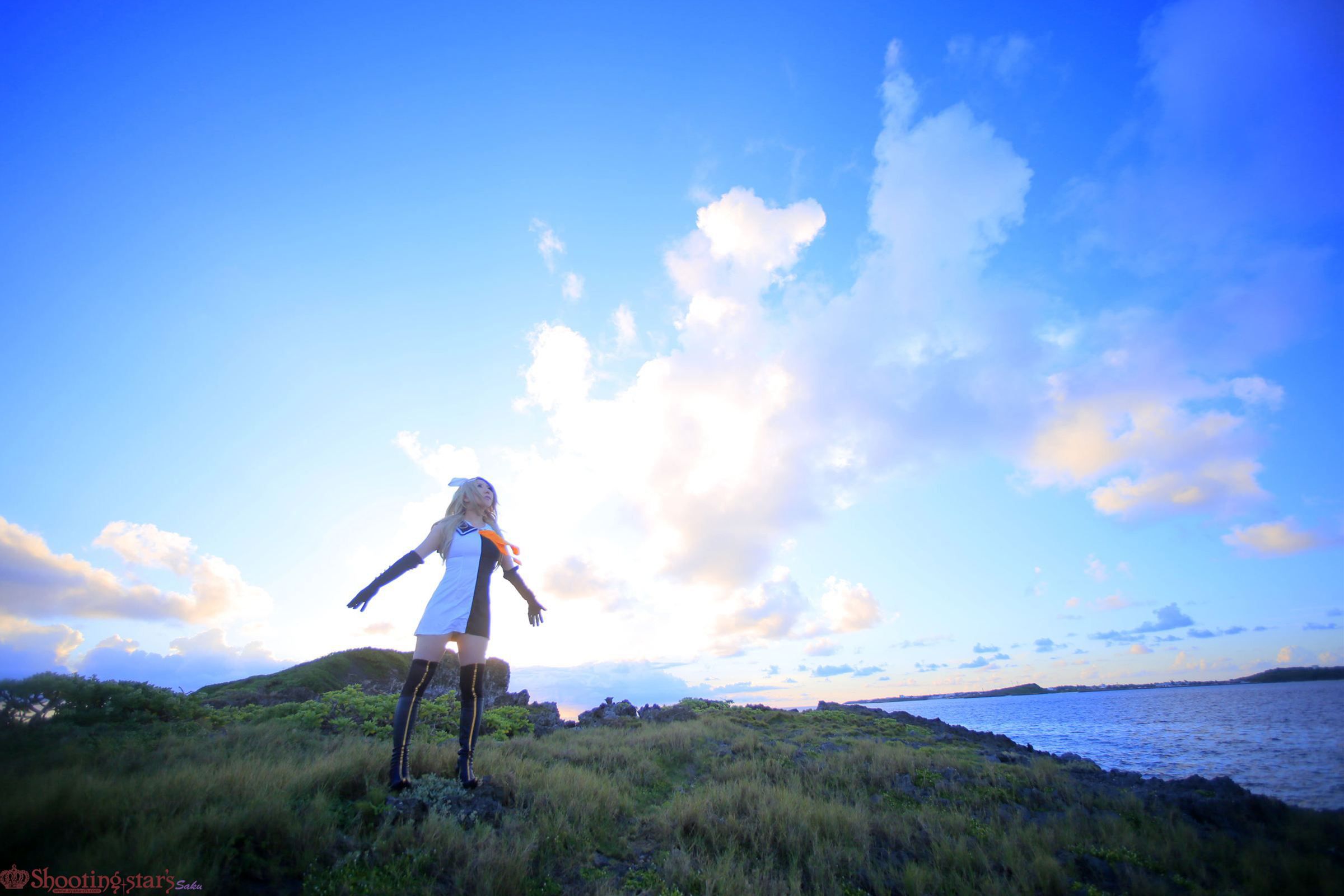 绫香サク (Saku サク Saku Ayaka) 《VOCALOID》初音ミク+鏡音リン [Shooting Star s]