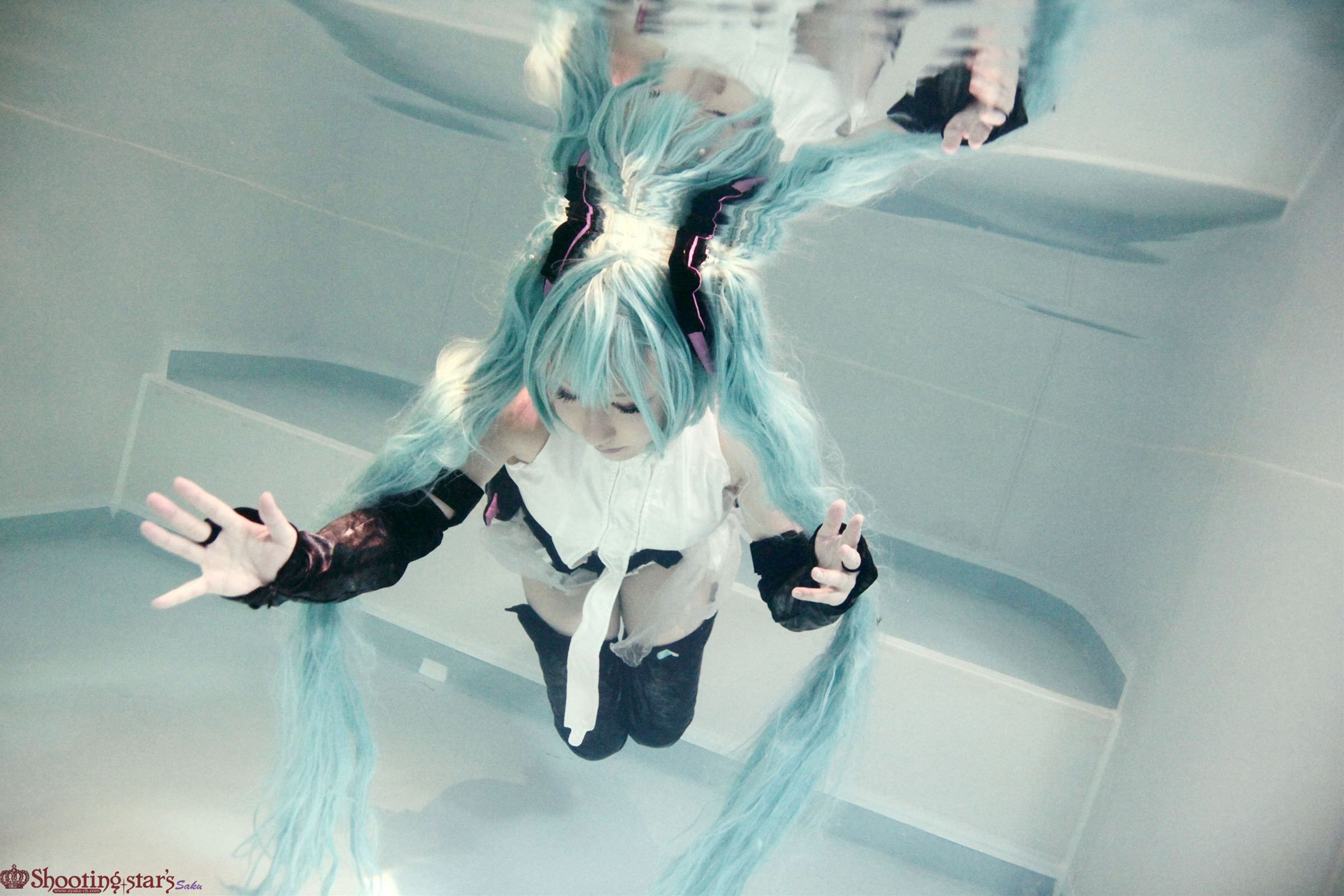 绫香サク (Saku サク Saku Ayaka) 《VOCALOID》初音ミク+鏡音リン [Shooting Star s]