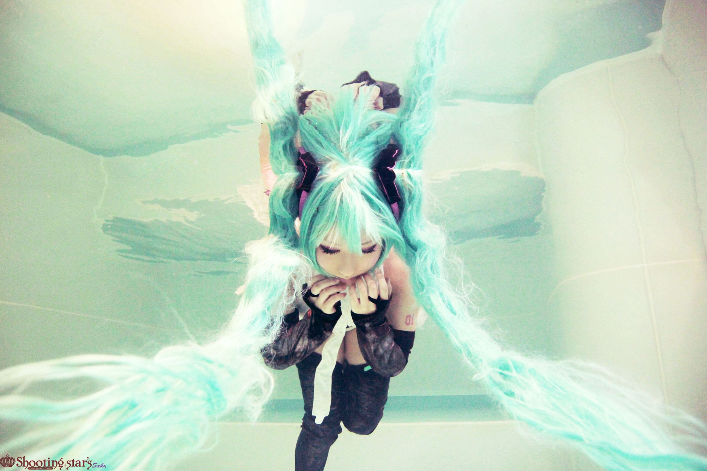 绫香サク (Saku サク Saku Ayaka) 《VOCALOID》初音ミク+鏡音リン [Shooting Star s]