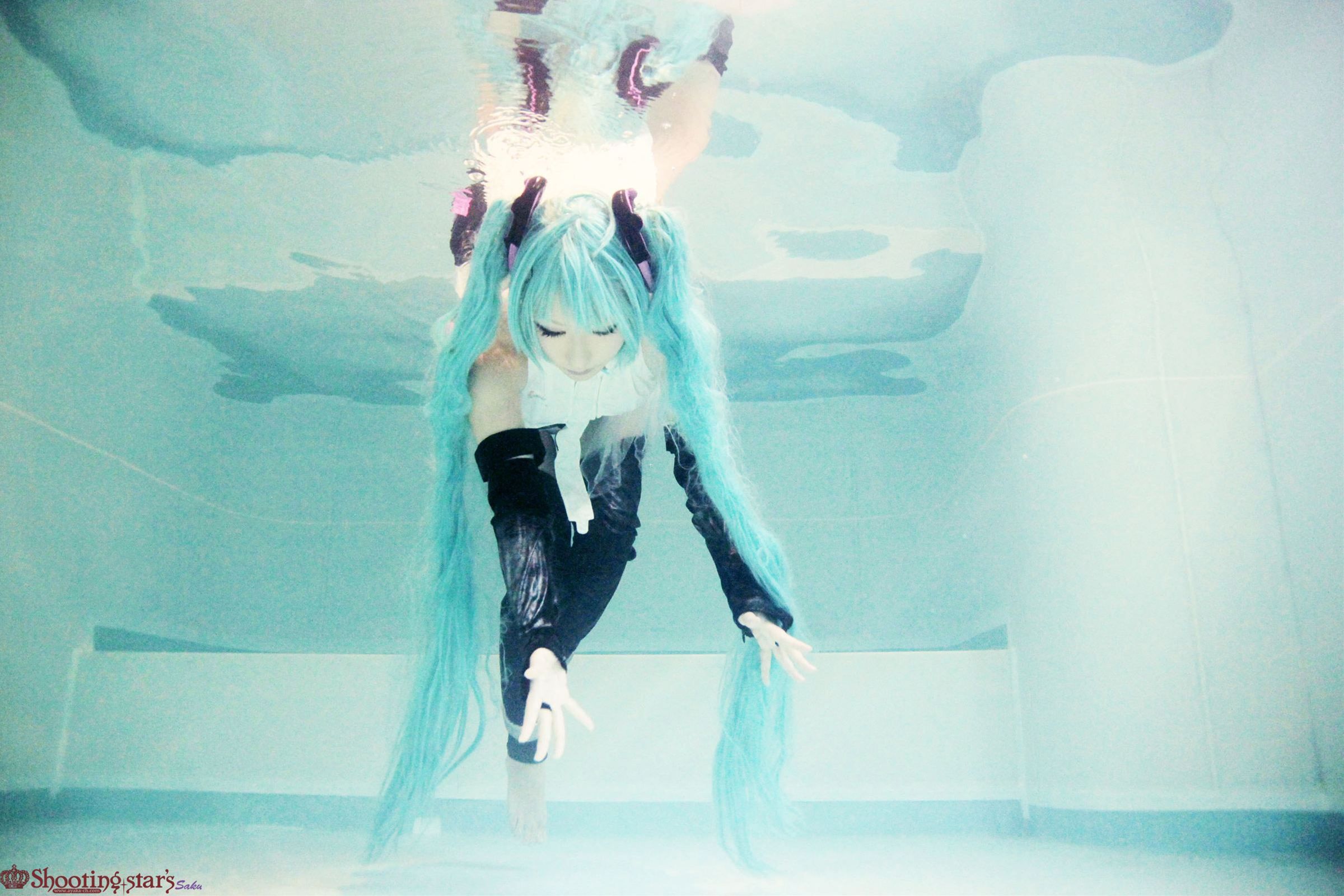 绫香サク (Saku サク Saku Ayaka) 《VOCALOID》初音ミク+鏡音リン [Shooting Star s]