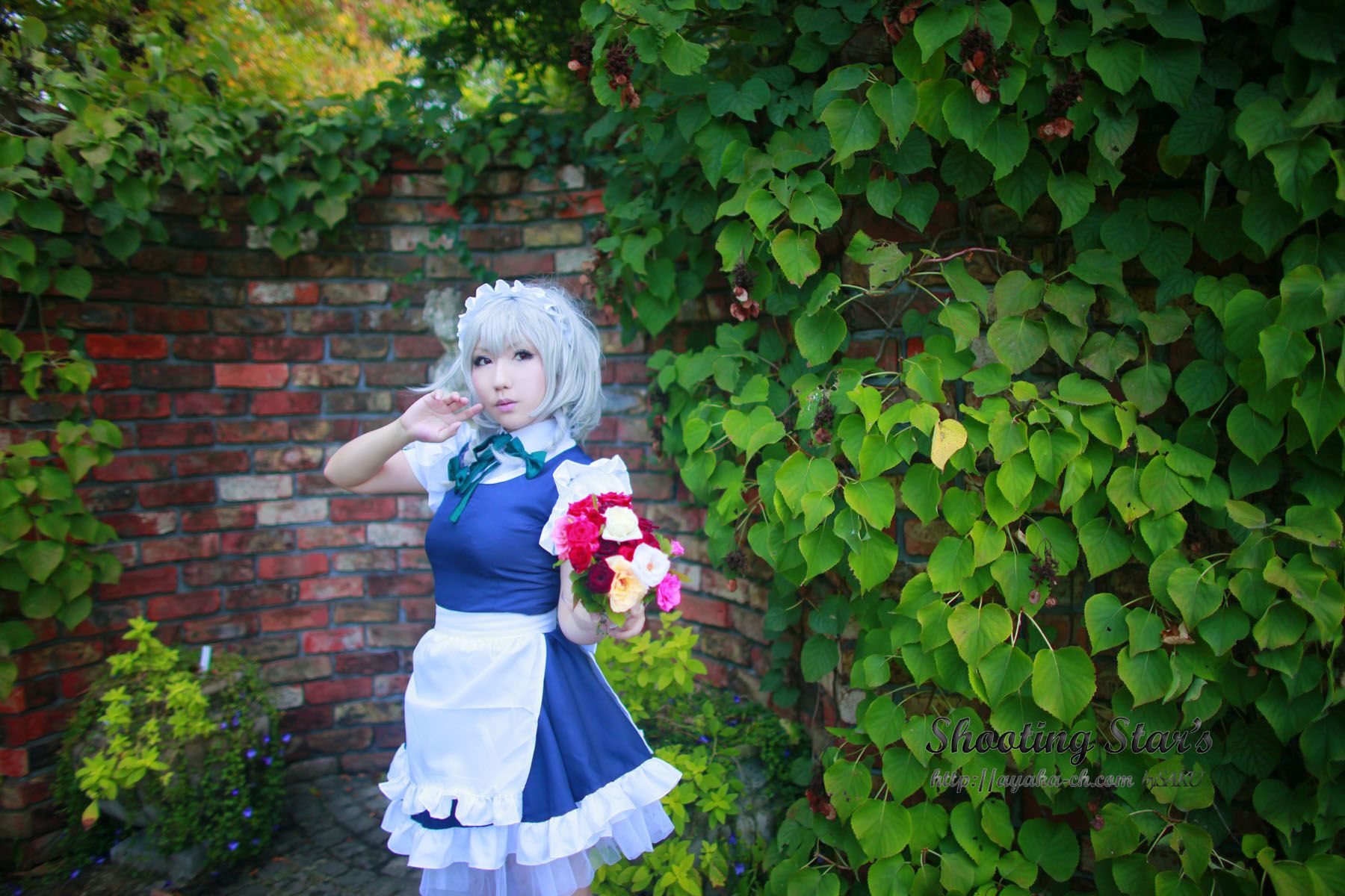 绫香サク (Saku サク Saku Ayaka) 《東方Project》Izayoi Sakuya + Patchouli Knowledge [Shooting Star s]