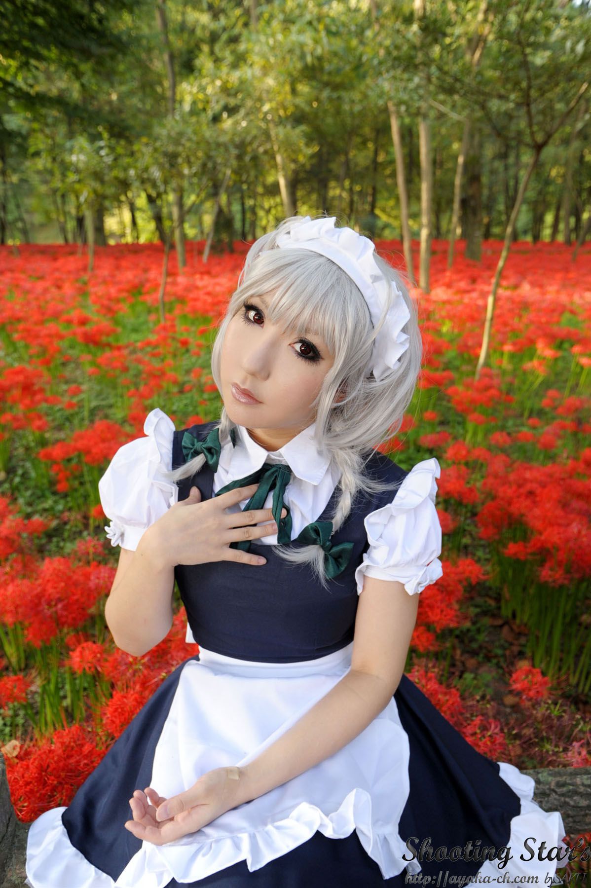 绫香サク (Saku サク Saku Ayaka) 《東方Project》Izayoi Sakuya + Patchouli Knowledge [Shooting Star s]