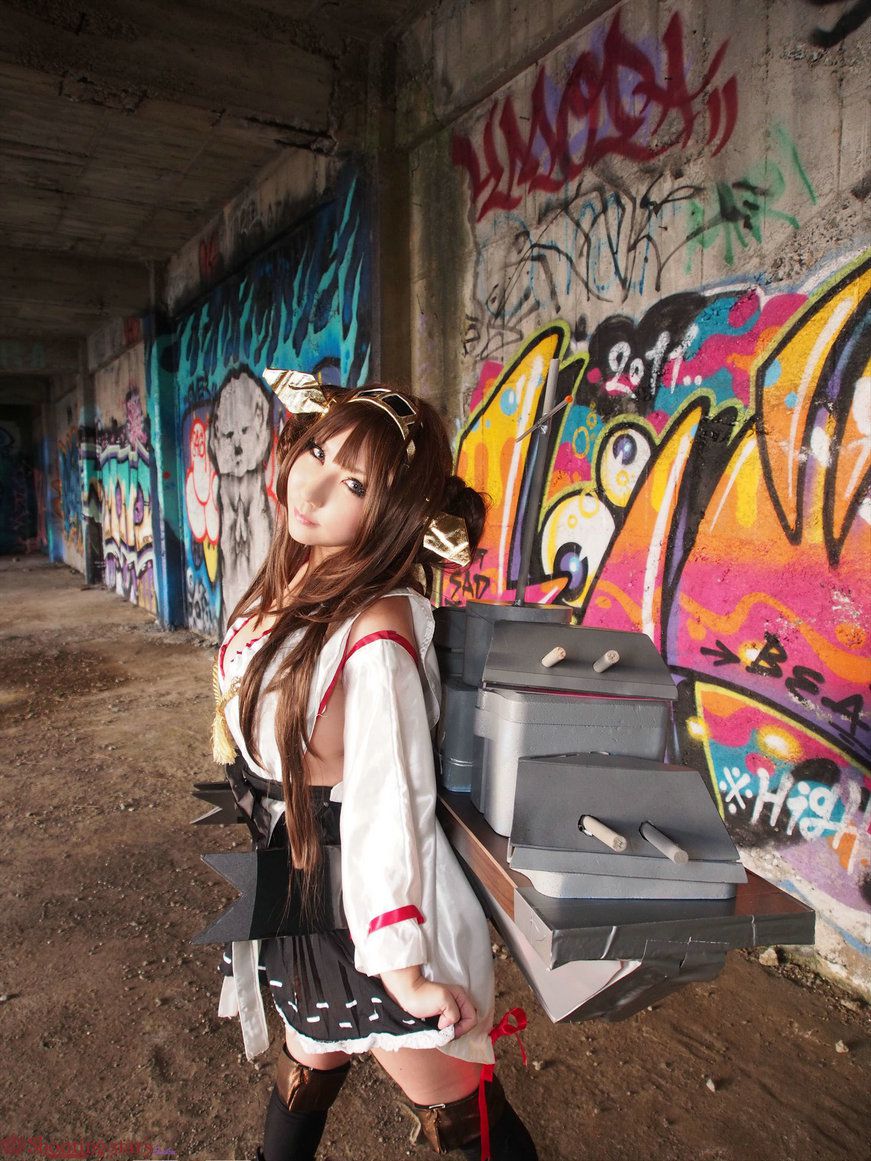 サク Saku Ayaka 《艦隊これくしょん》Kongou(金剛) 第三部