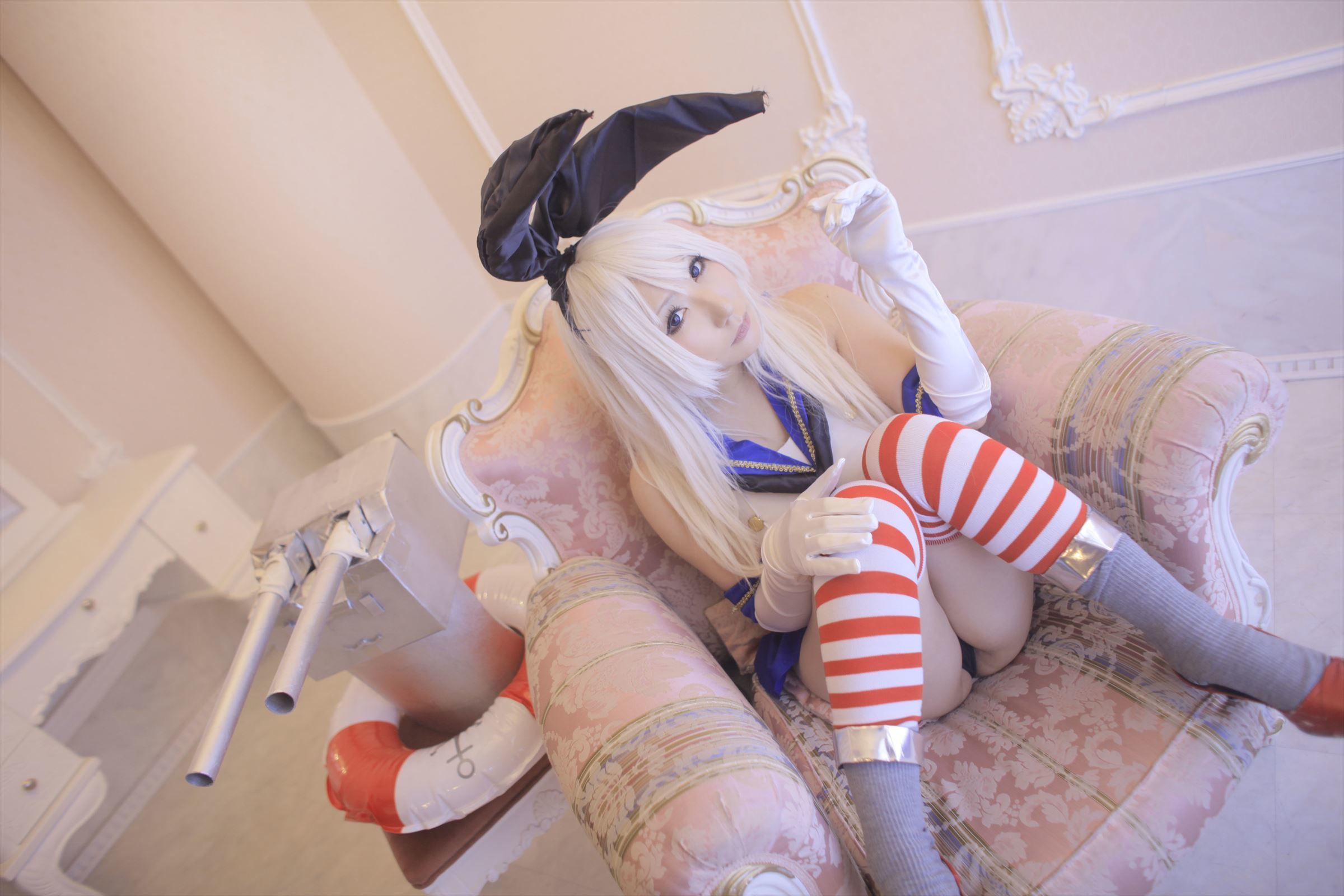 サク Saku Ayaka 《艦隊これくしょん》島風+天津風+伊19 [Shooting Star s]