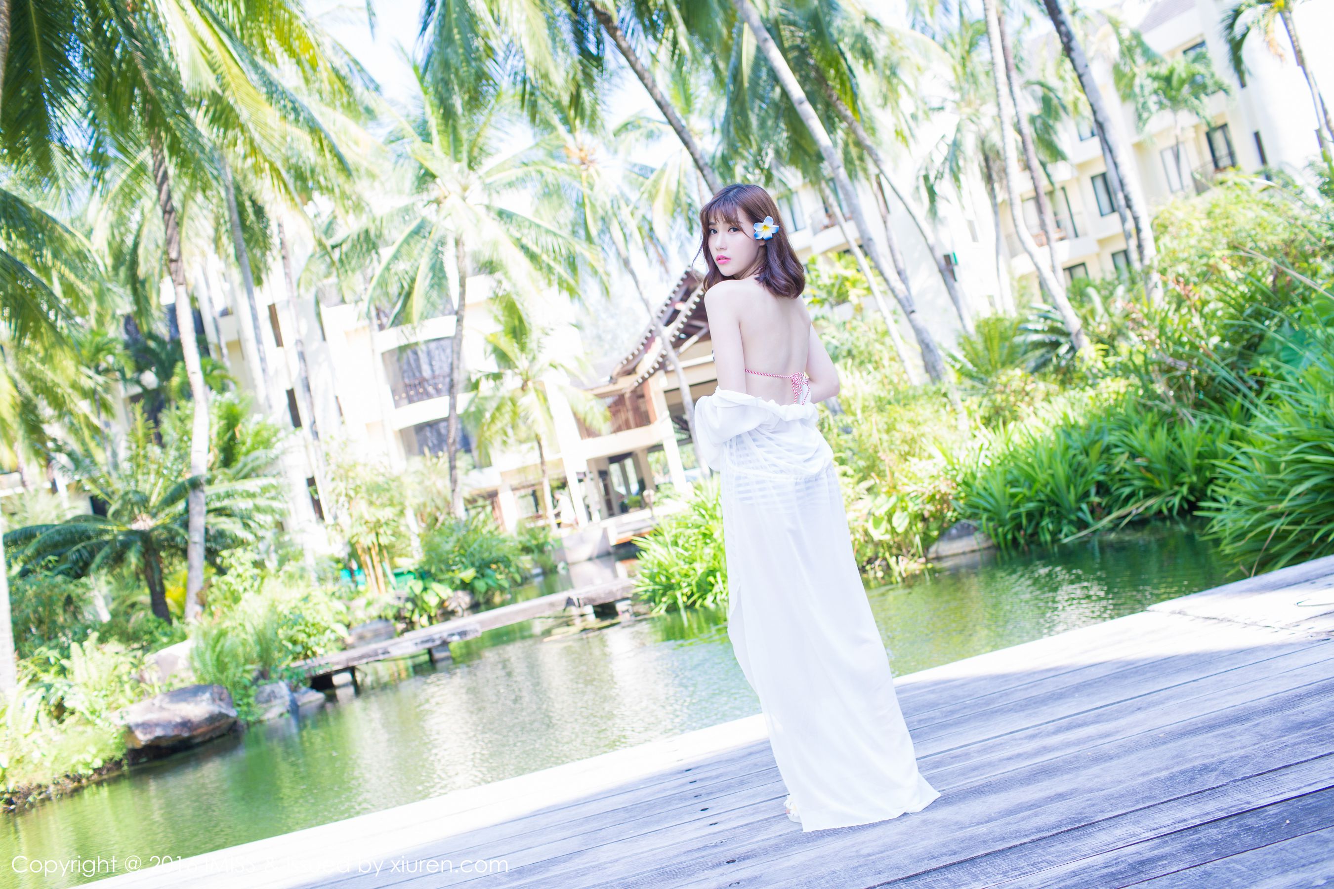气质美女@Sandy陈天扬《兰卡威旅拍》 [爱蜜社IMiss] Vol.083