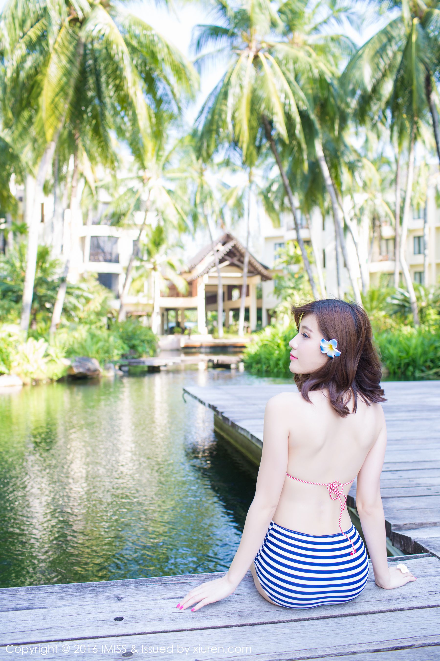 气质美女@Sandy陈天扬《兰卡威旅拍》 [爱蜜社IMiss] Vol.083